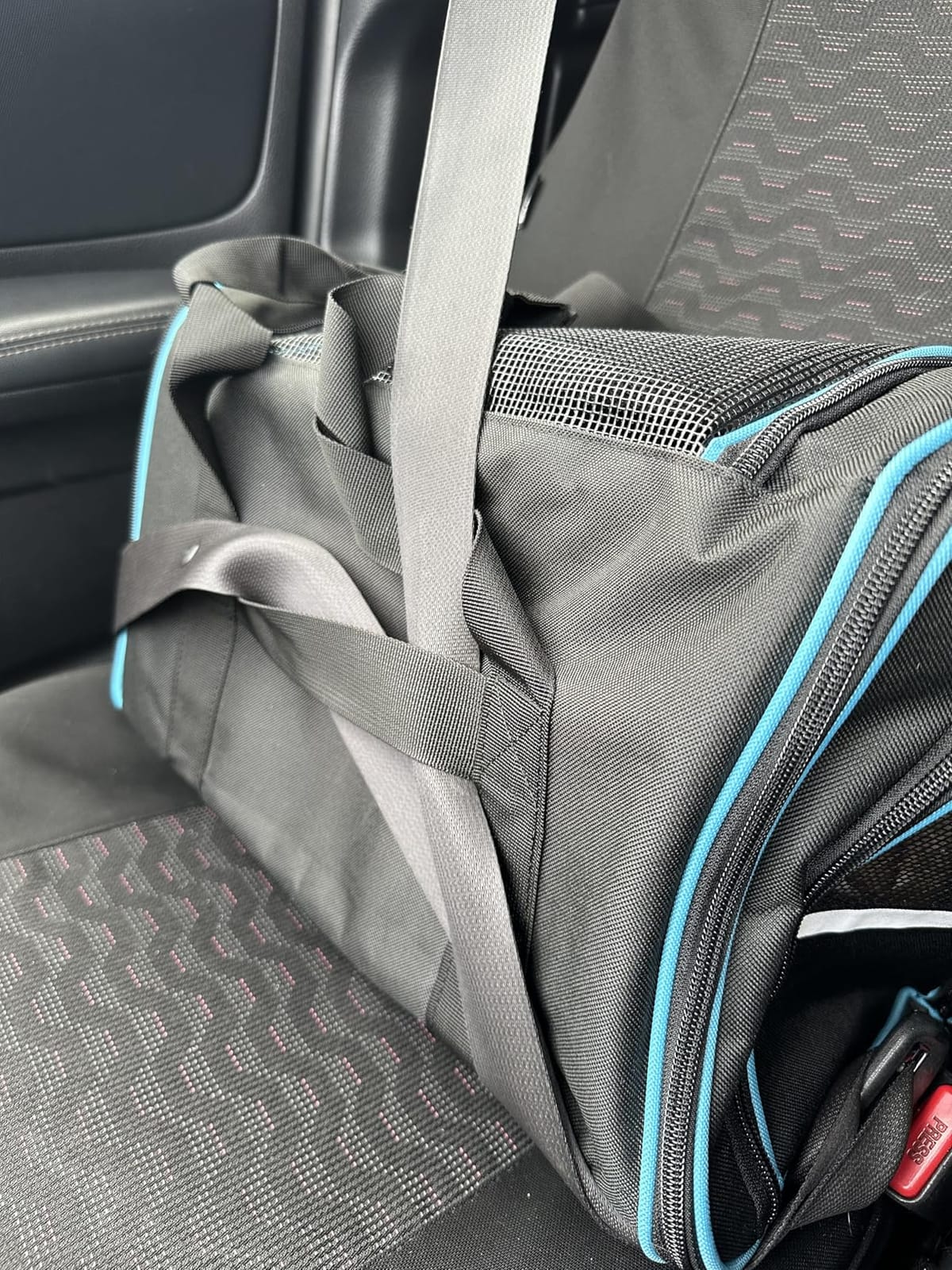 Cat Carrier Pet Dog Carrier Airline Approved for Puppy Cat Carrier Under 15 lbs, Collapsible Soft Sided Airline Approved Cat Carriers, Grey customer photo 1