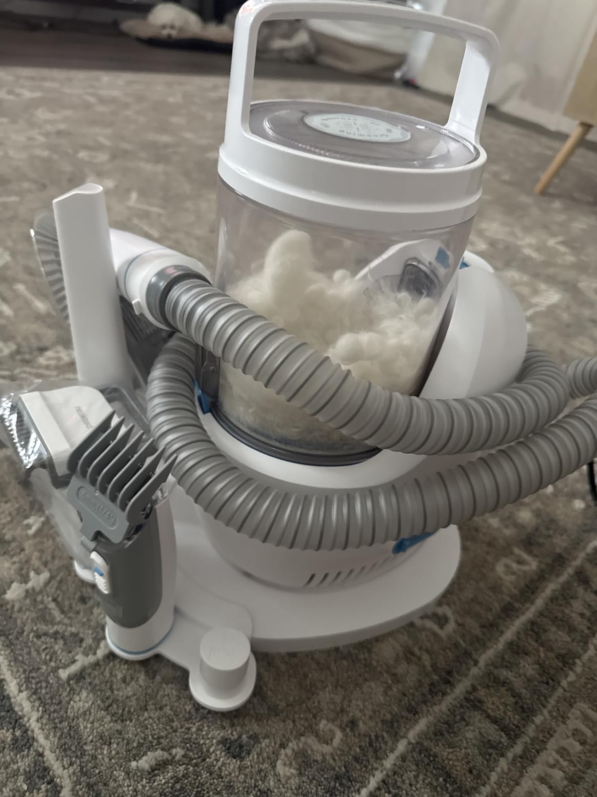 Neakasa P2 Pro Dog Grooming Kit, Dog Clippers Vacuum Suction 99% Hair, Pet Grooming with 5 Proven Tools, 2L Large-Capacity Easy Empty Dustbin for Dogs Cats Animals customer photo 2