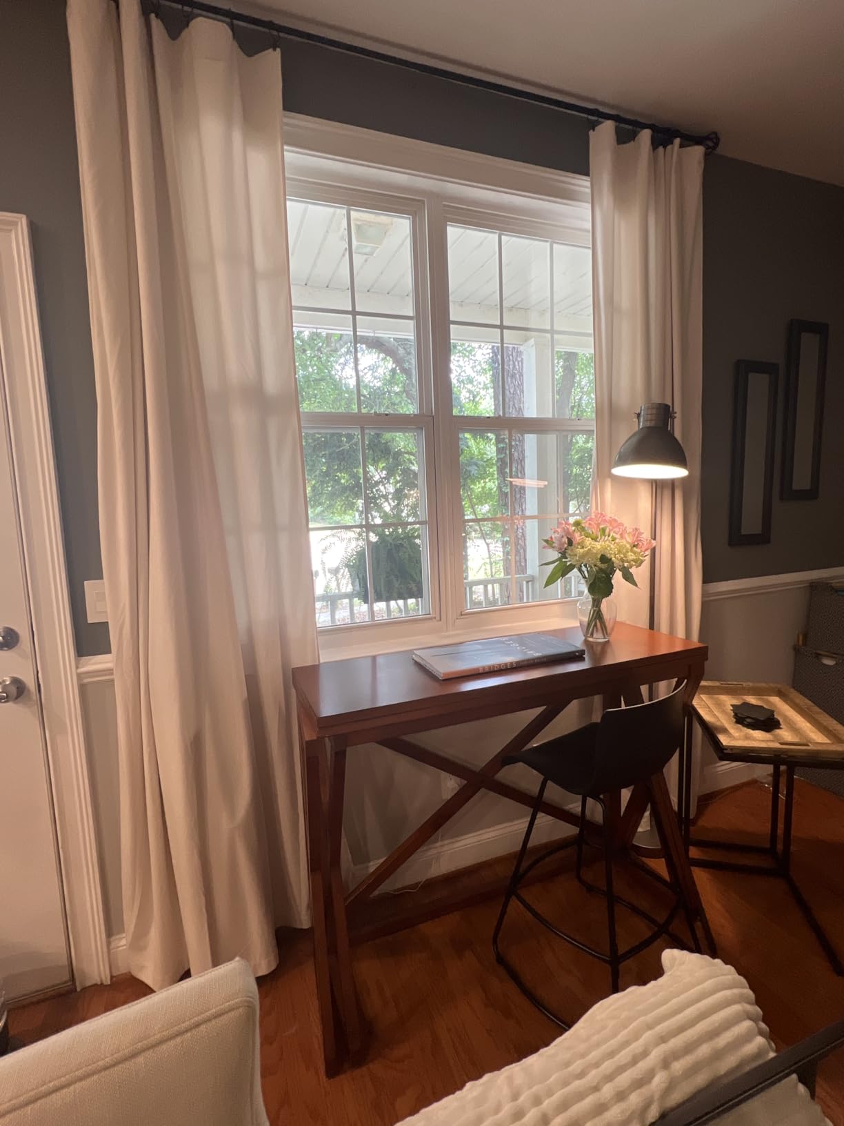 Black Blackout Velvet Curtains Extra Long, W52 x L144, 2 Panels - 300GSM Soft Velvet Smooth Drapes, Back Tab Rod Pocket, Heat & Noise Reducing, Window Covering for Living Room, Theater customer photo 2
