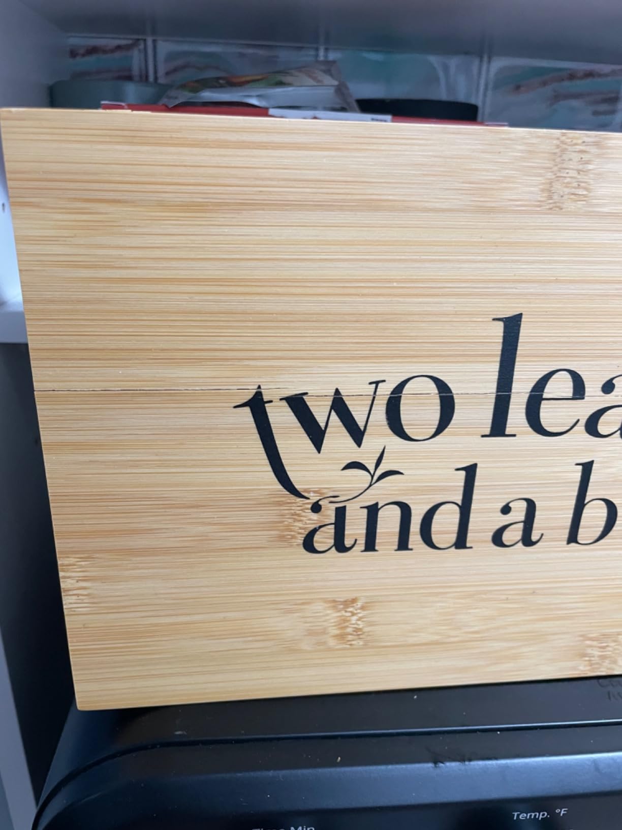 Two Leaves and a Bud Organic Tea Sampler in 6-Slot Bamboo Presentation Box | Filled Gift Box with Tea Assortment of Green, Black, and Herbal Teas customer photo 2