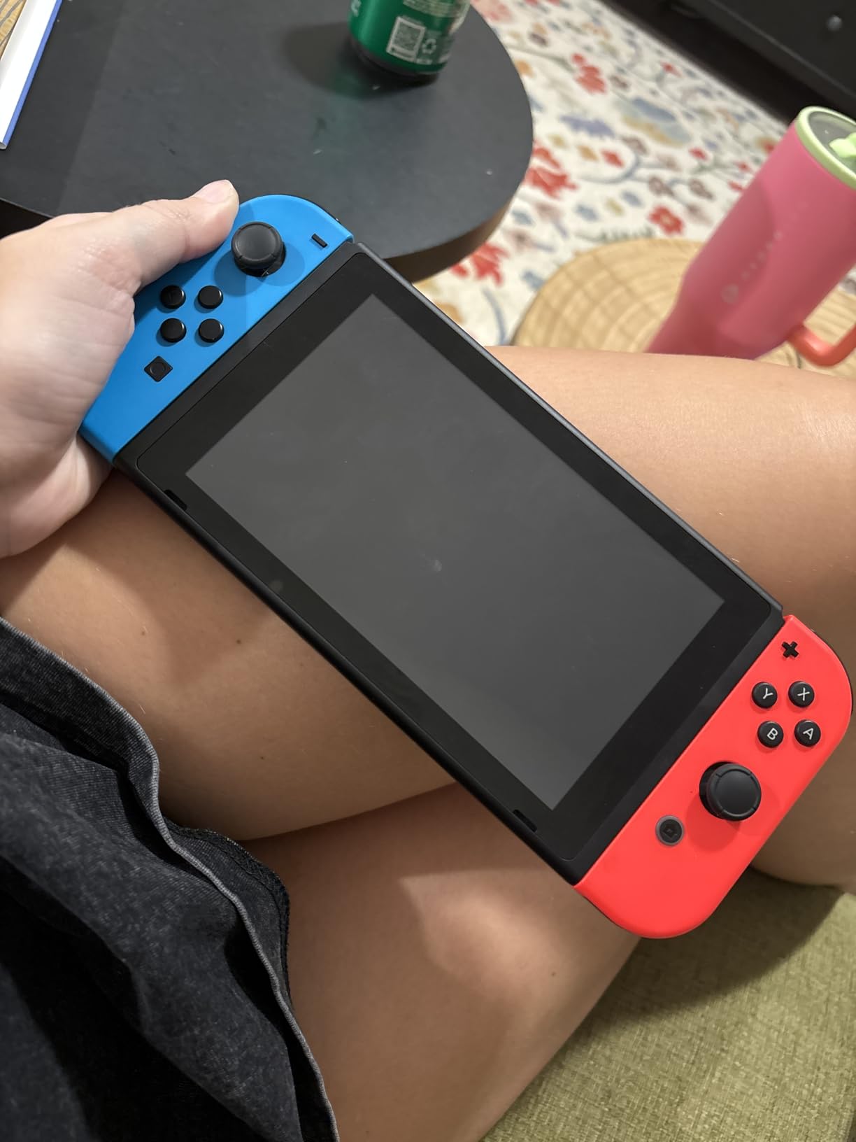 Nintendo Switch with Neon Blue and Neon Red Joy-Con - Handheld Gaming Console customer photo 2