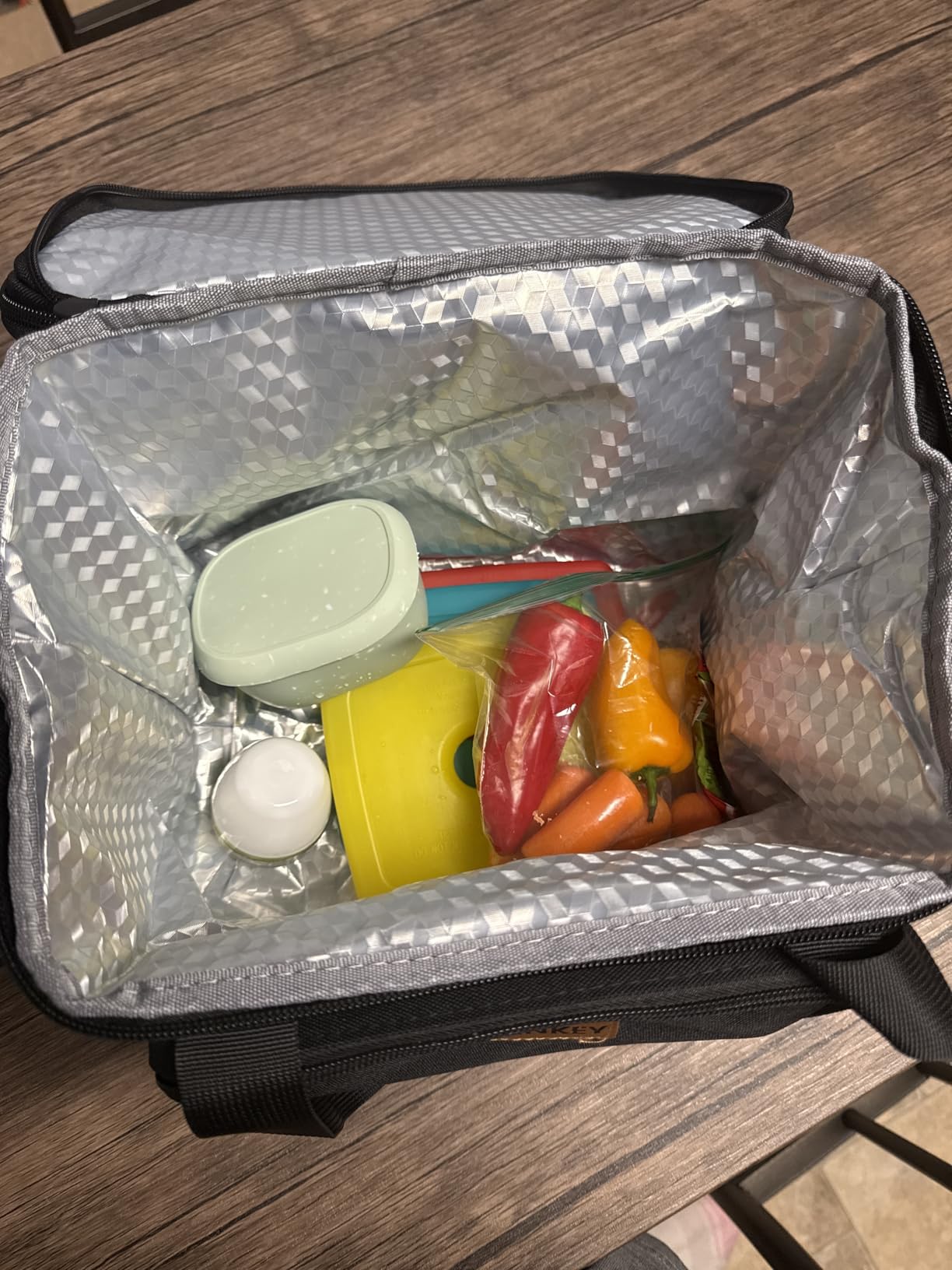 GLENKEY Expandable Lunch Box Insulated Leakproof Cooler Bag Work Outdoor | Heavy Duty Oxford, Heat-Resistant Liner, Smell Proof, 6hr Hot/12hr Cold. Double Deck, Lightweight. Adult Shift customer photo 1