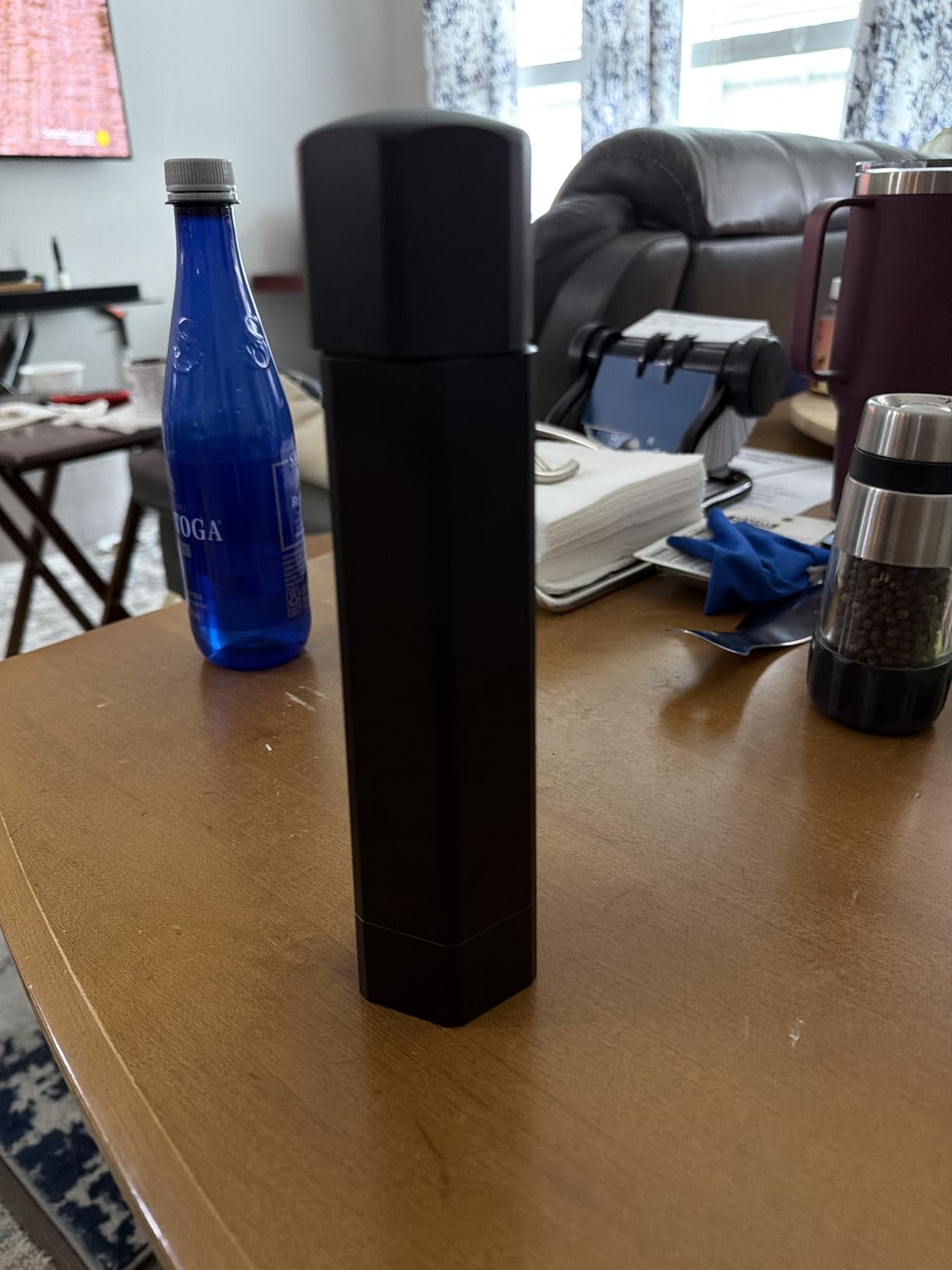 HexClad HexMill Pepper Grinder, Aluminum Matte Black, 10 Grind Settings customer photo 2