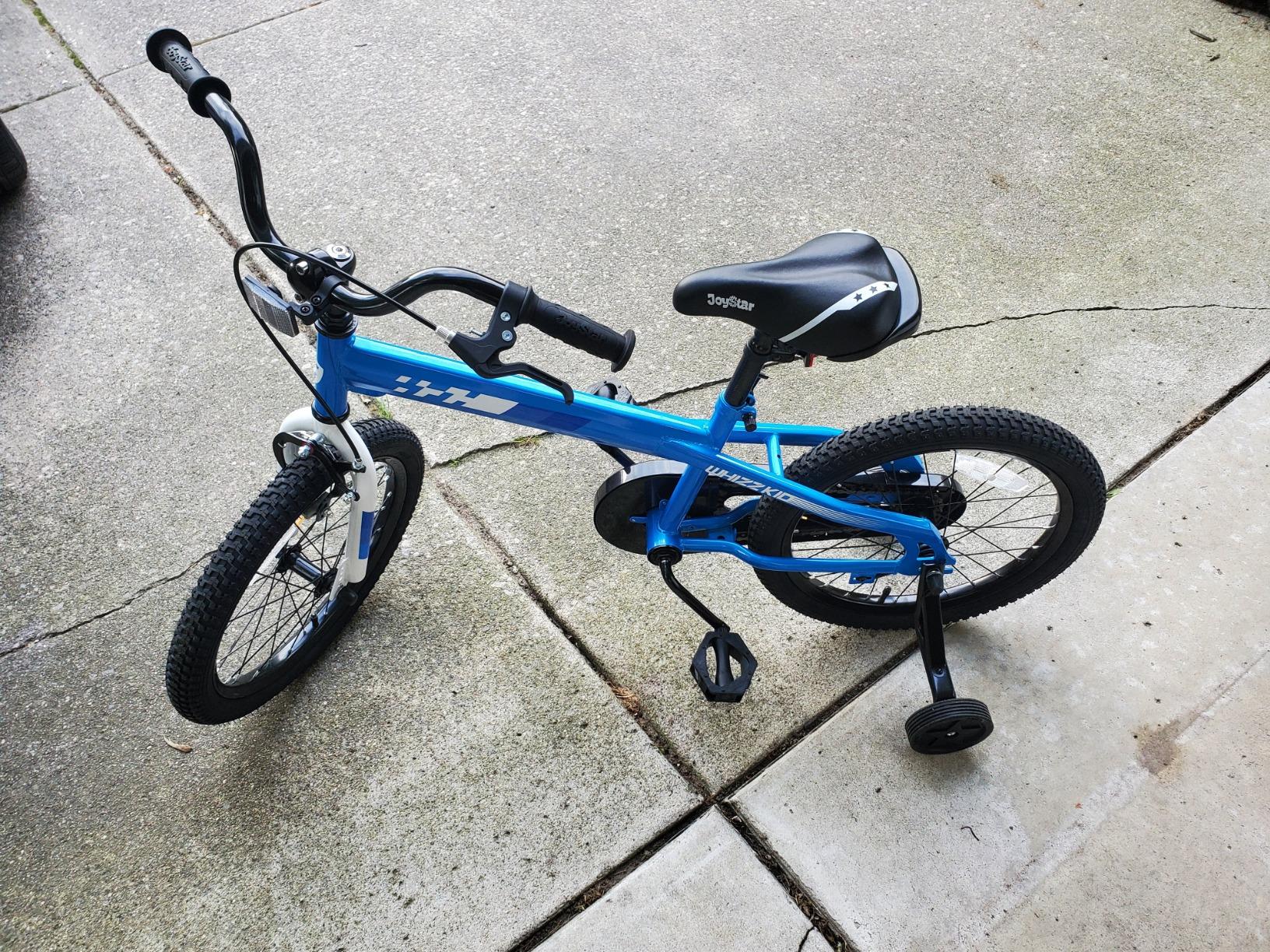 JOYSTAR Whizz 12-20 Inch Kids Bike for Toddler & Kids Ages 2-10Y | BMX Style Kids Bike with Training Wheels, Bell Dual Brake Kids' Bicycle customer photo 2