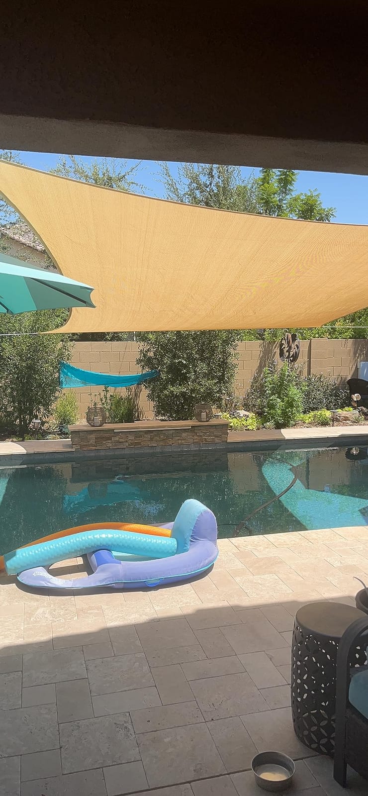 COOLBOYS 16'x 20' Sun Shade Sail Sand Rectangle UV Block Outdoor Shade Canopy Sunshade for Patio Lawn Garden Carport Backyard Deck Pergola customer photo 1