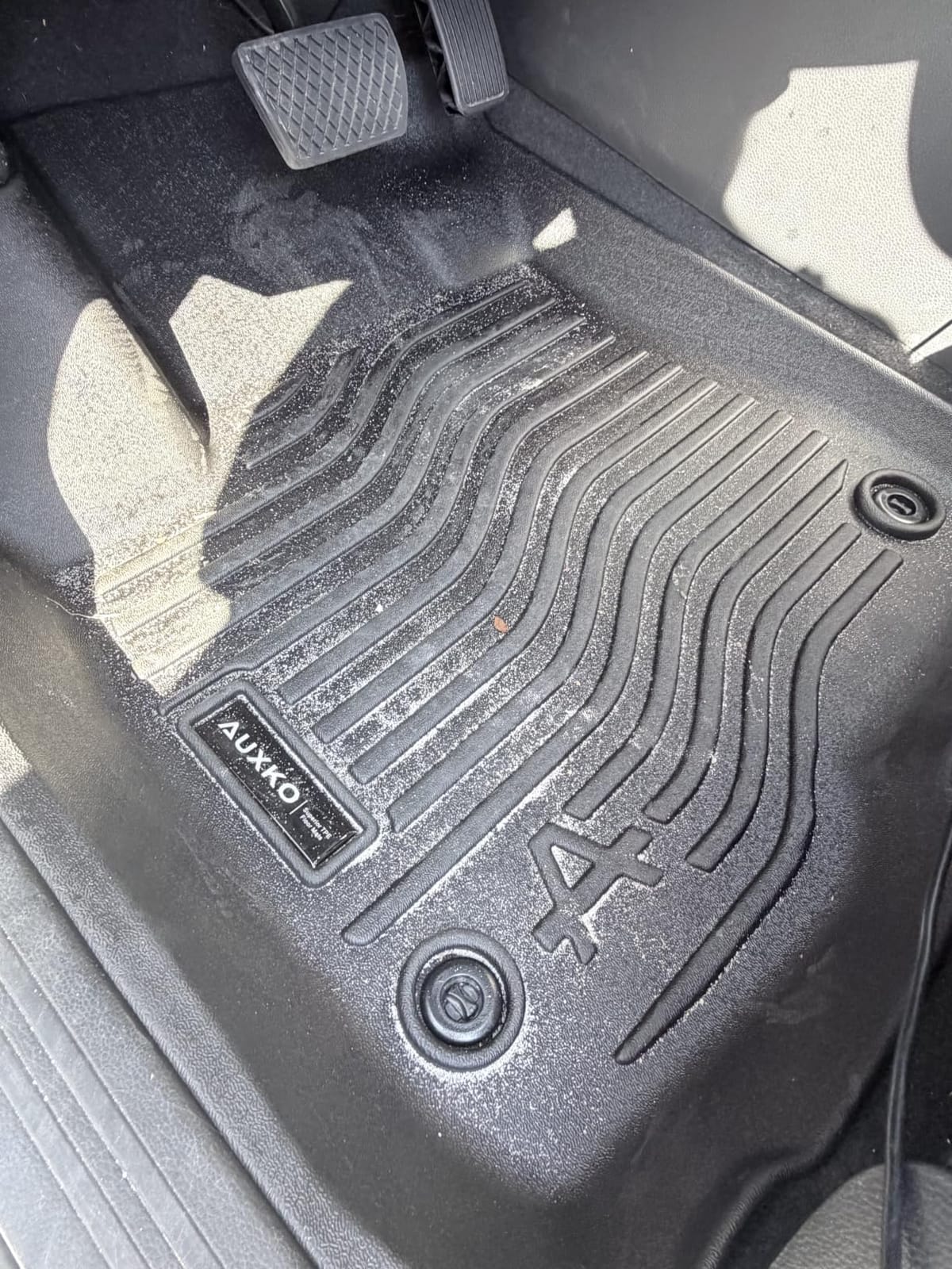Auxko All Weather Floor Mats Fits for Honda CR-V 2023 2024 2025 2026 (Include Hybrid) TPE Rubber Liners Accessory for Honda CRV 2023 2024 2025 2026 Odorless Anti-Slip Mats Black customer photo 2