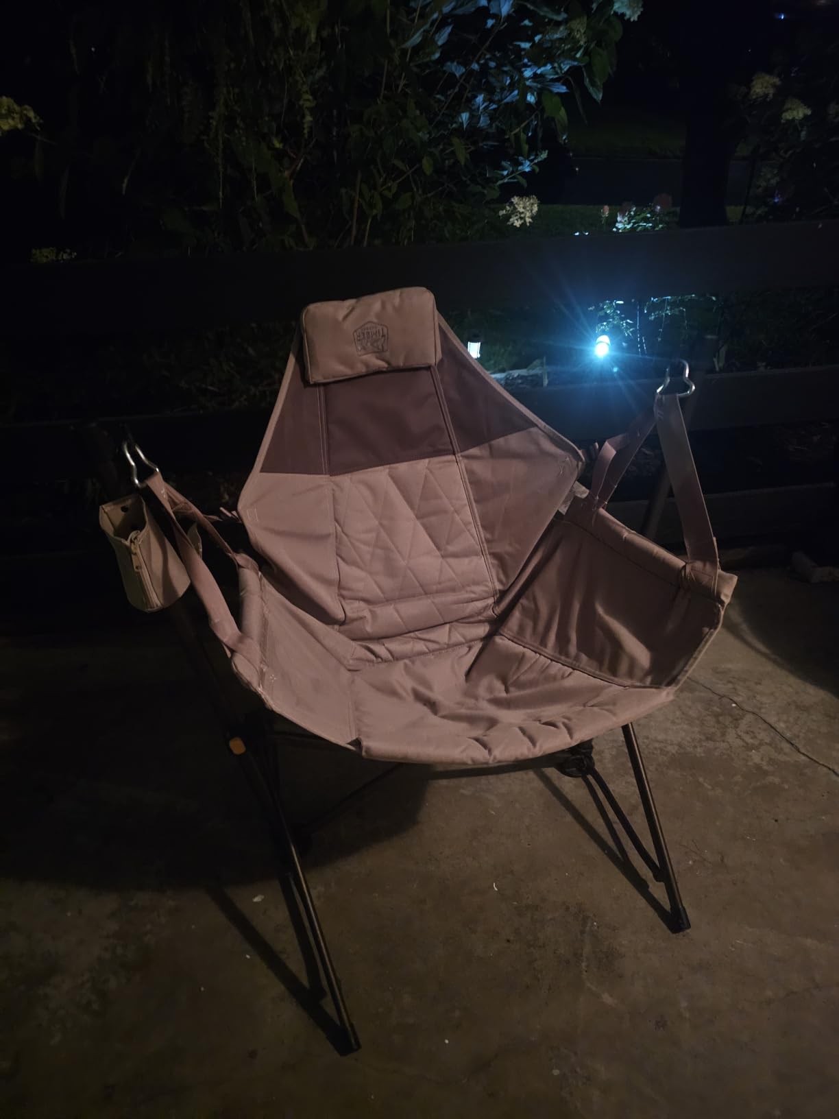 TIMBER RIDGE Hammock Camping Chair with Adjustable Backrest, Heavy Duty Folding Hammock Chair Supports 300lbs, Portable Hammock Chair for Camping, Travelling and Patio, Blue customer photo 1