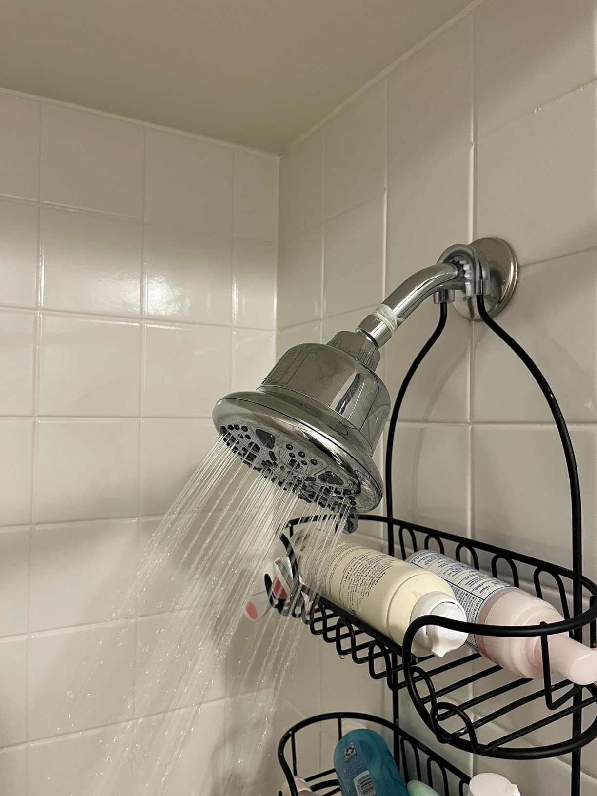 MakeFit Filtered Shower Head - High Pressure Shower Head with Filter for Hard Water Softener - 7 Settings Bathroom Rain Showerhead (Chrome) customer photo 1