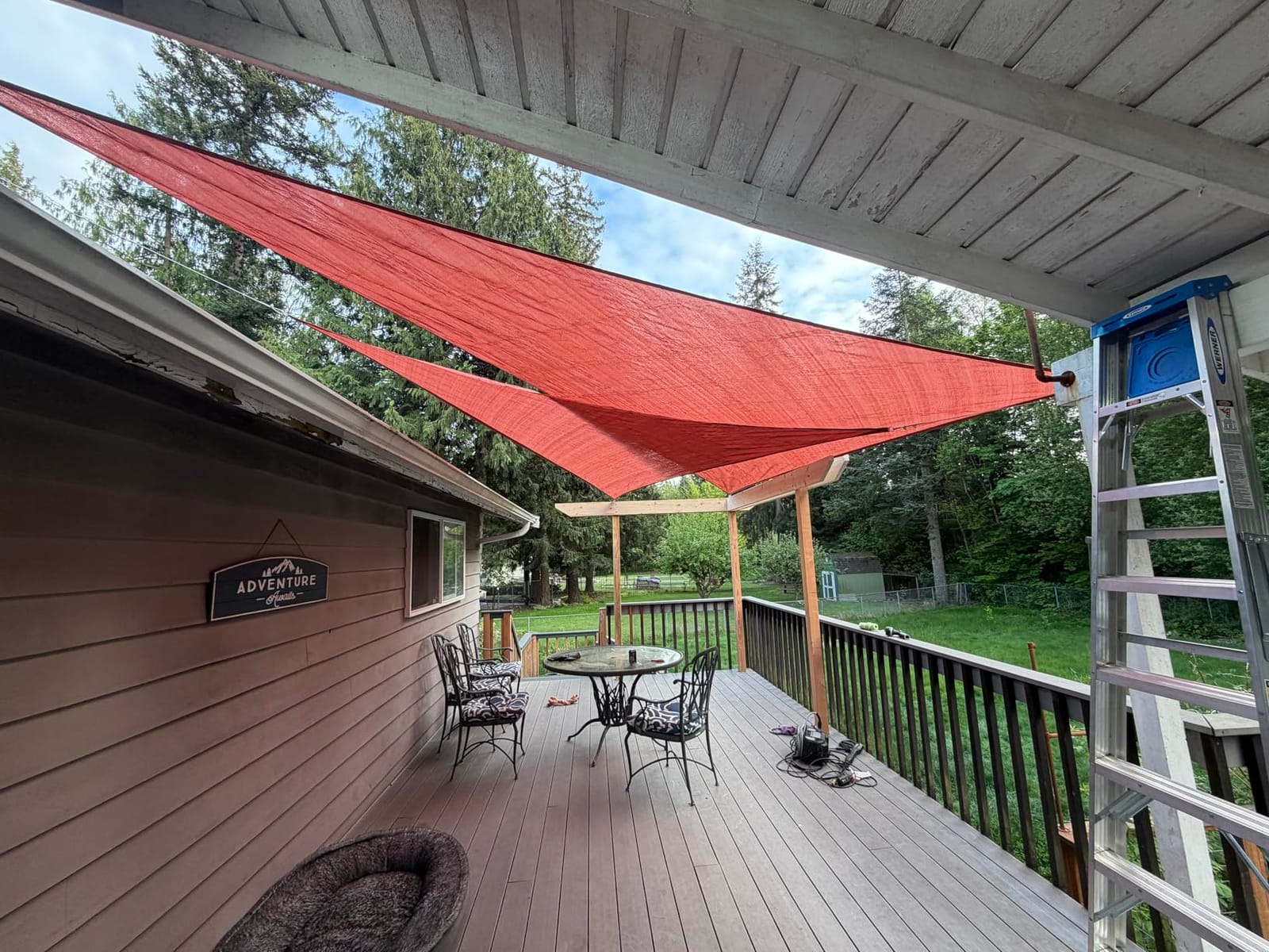 LOVE STORY 10' x 20' Rectangle Sun Shade Sail for Outdoor Patio, Sand | HDPE Fabric, 95% UV Block, Breathable Sunshade customer photo 2