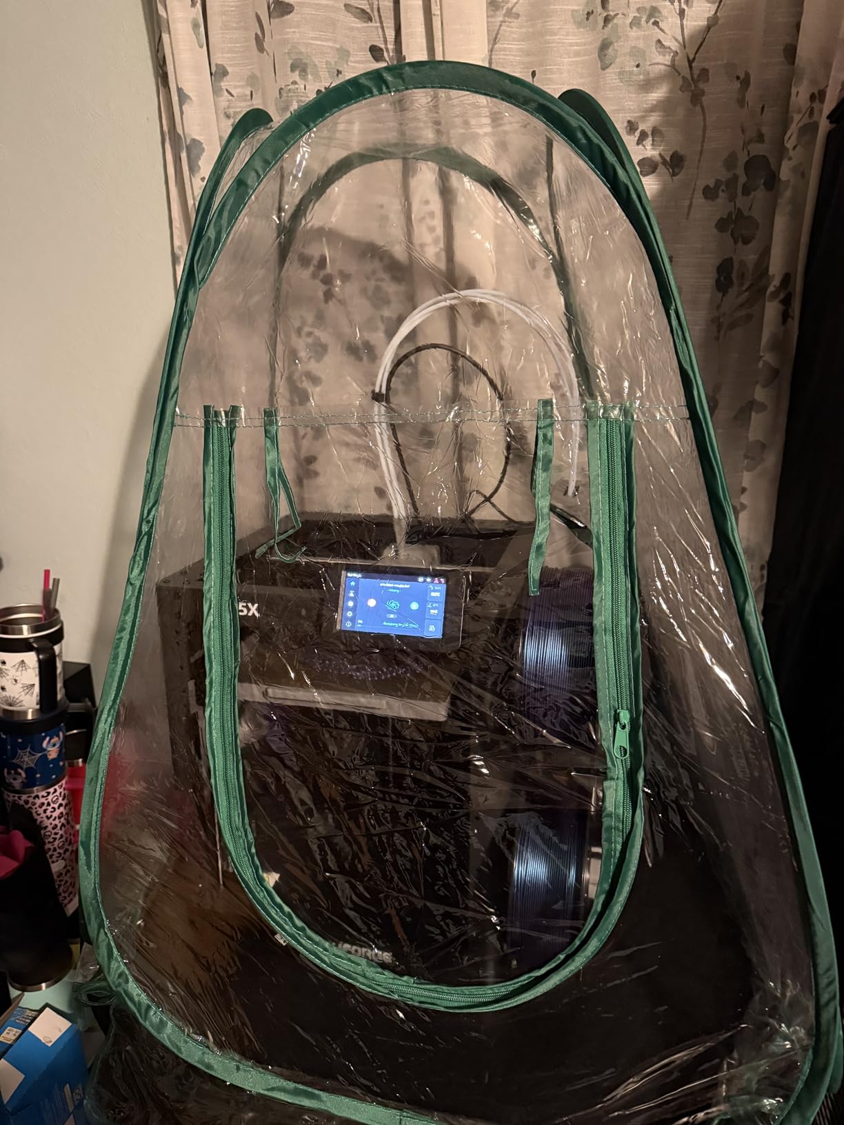 Lyellfe Pop Up Greenhouse Cover, PVC Mini Greenhouse with Nails, 28