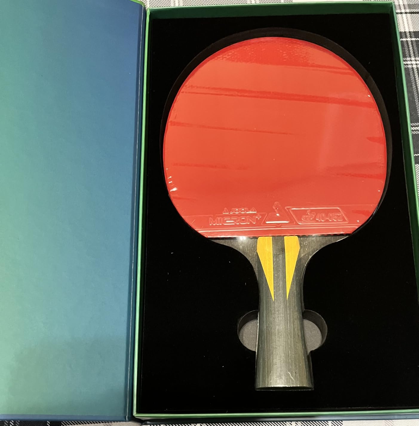 JOOLA Infinity Carbon Professional Ping Pong Paddles - Ergonomic Comfort Grip - ITTF Approved Rubbers - Professional Ping Pong Paddle for Advanced Control & Speed customer photo 2