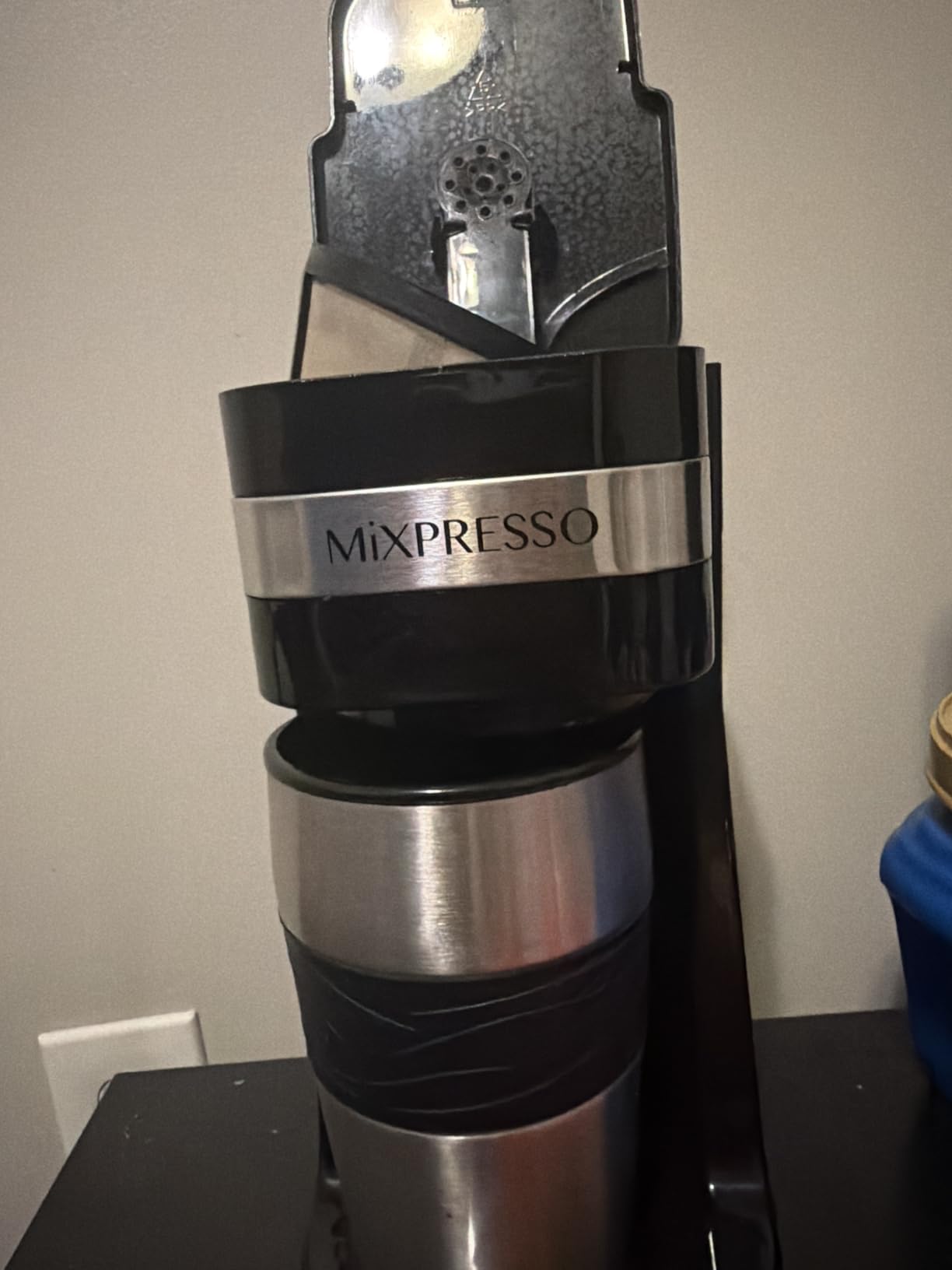 Mixpresso Single Serve & Single Cup Coffee Maker with 14oz Travel Mug White customer photo 2
