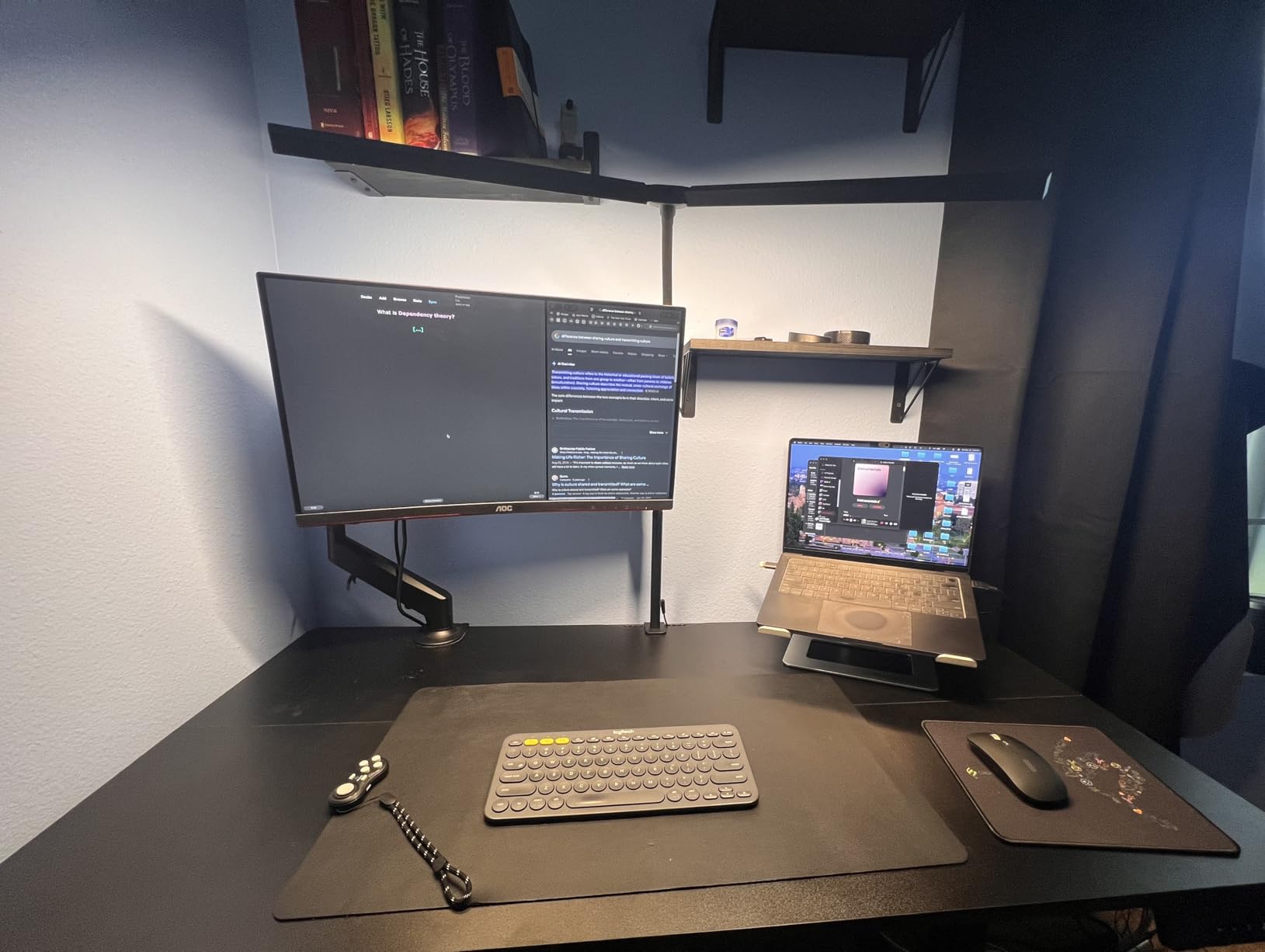 Led Desk Lamp for Office Home - Eye Caring Architect lamp with Clamp,Dual Screen Computer Monitor Work Smart Light: 24W 5 Color Flexible Adjustable Lighting Table Lamp for Study Drafting customer photo 1