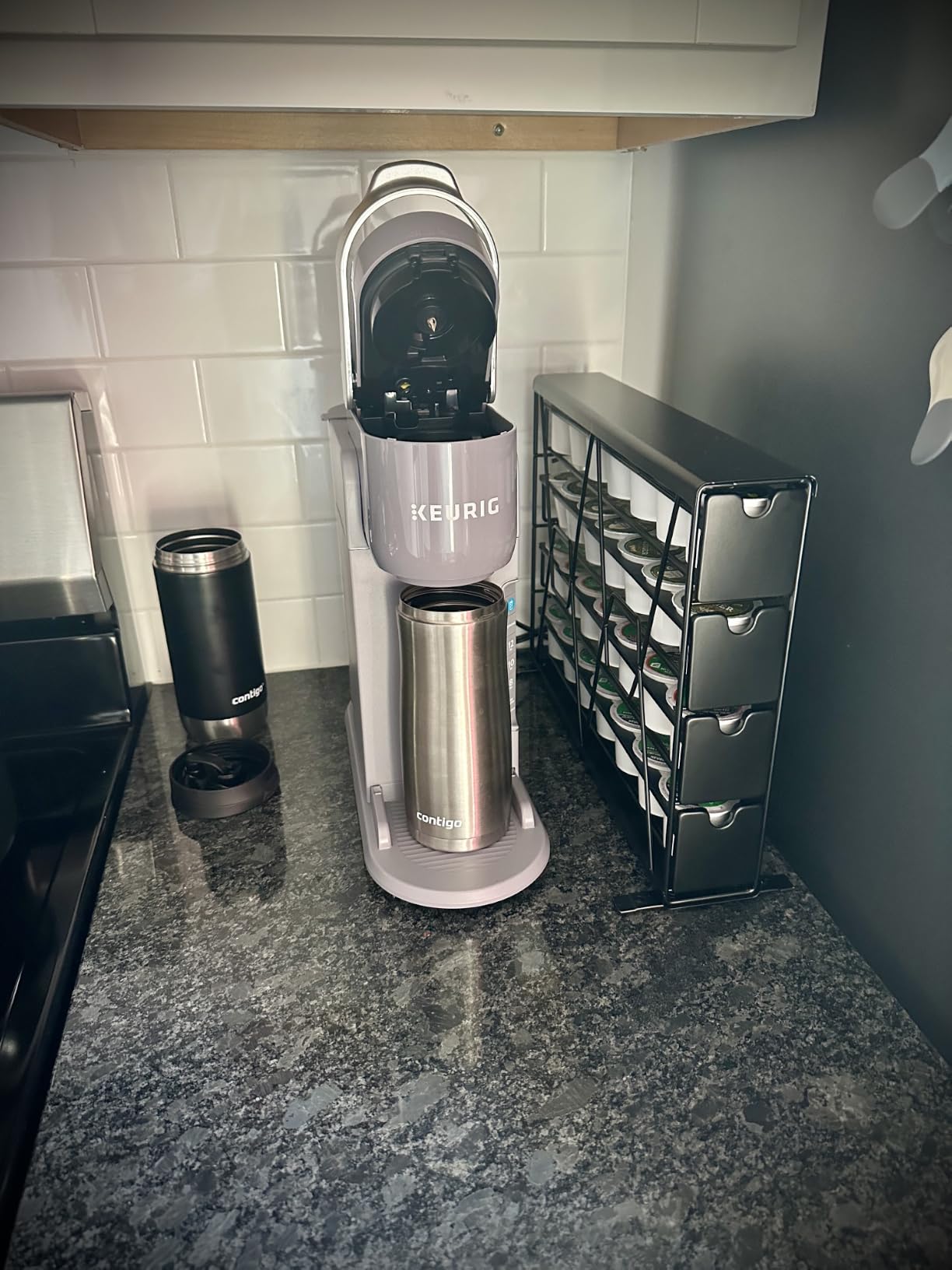 Keurig K-Iced Coffee Maker, Single Serve K-Cup Pod Iced Coffee Maker, With Hot and Cold Coffee Capabilities, Brews Any K-Cup Pod, White customer photo 2