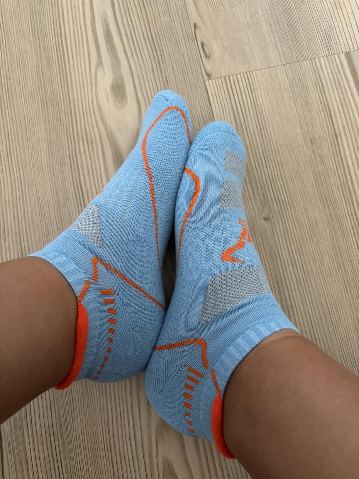 Men Running Ankle Socks 6Pack-Cushioned Support-Low Cut No Show customer photo 1