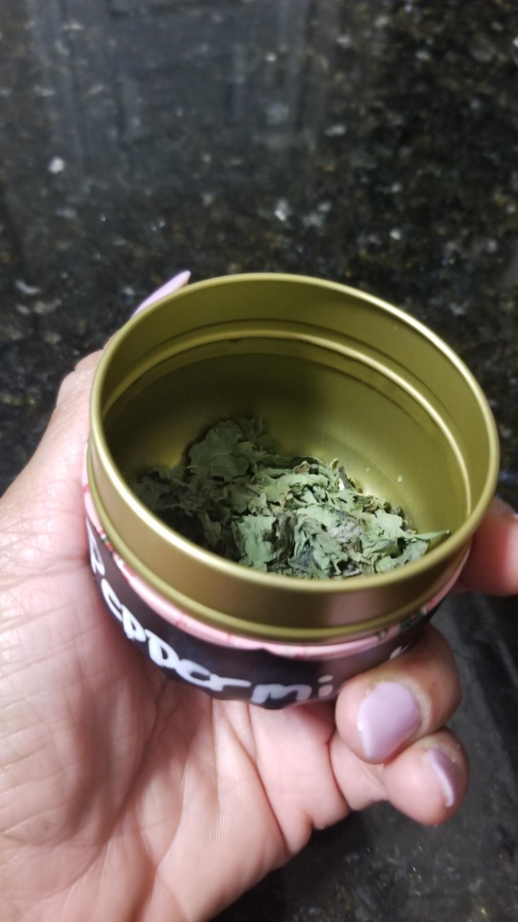 HAN SHENG 6Pcs Airtight Tea Storage Tins with Lids, Food Canister Set | 10 Oz, Tinplate, Coffee Spices Sugar, Loose Leaf Tea, Kitchen Storage, Freshness Seal, Double Lids, Elegant customer photo 1