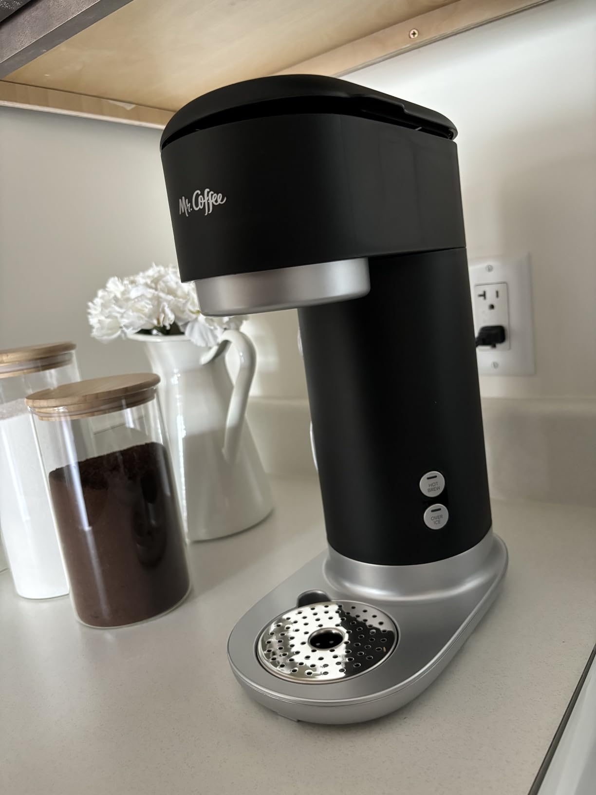Mr. Coffee Iced Coffee Maker, Single Serve Hot and Cold Coffee Maker with 22 ounce Reusable Tumbler, Filter and Wholesalehome Cloth customer photo 2