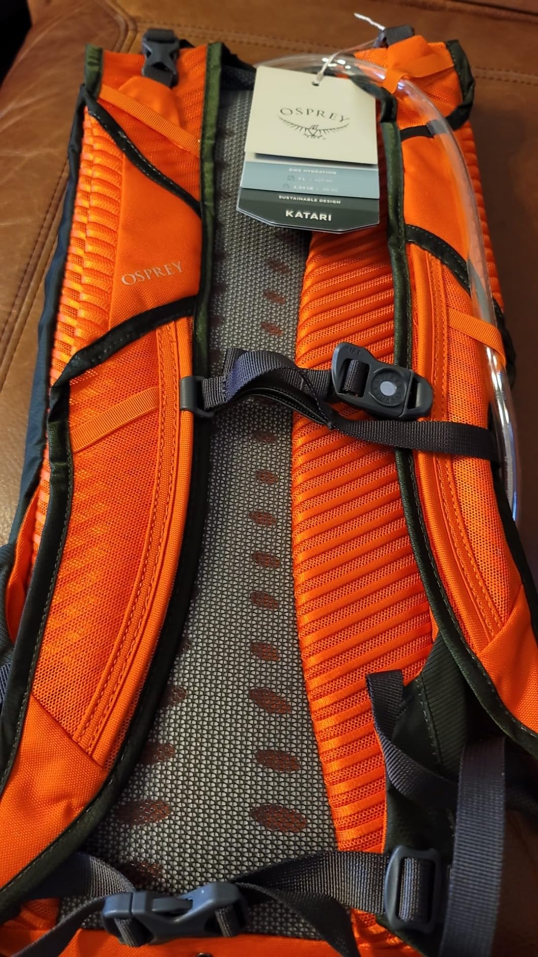 Osprey Katari 7L Men's Biking Backpack with Hydraulics Reservoir, Green Creek customer photo 1