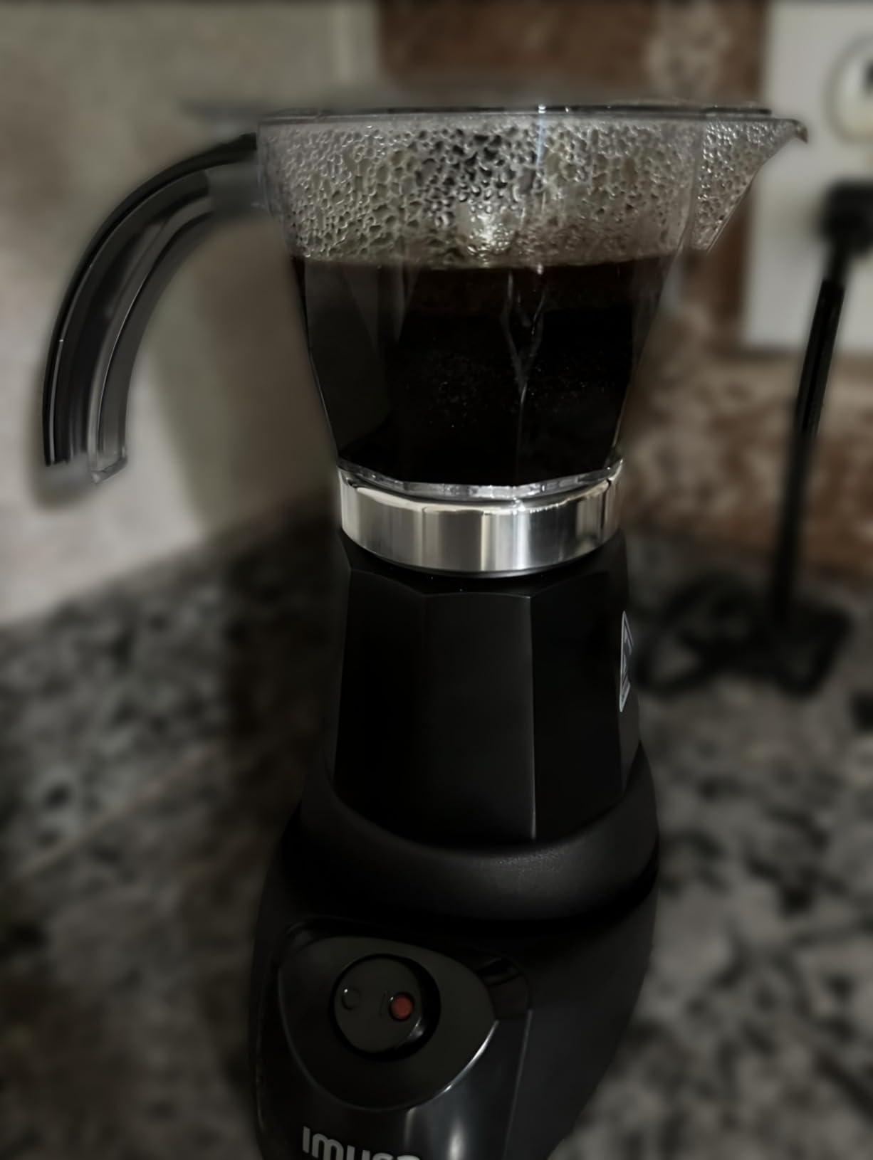 IMUSA 6 or 3 Cup Electric Espresso Maker with Cool-touch Handle, Black | Bare Cast Aluminum Finish, Detachable Cool-Touch Base, Ideal for Cuban Coffee, Perfect for Entertaining customer photo 1
