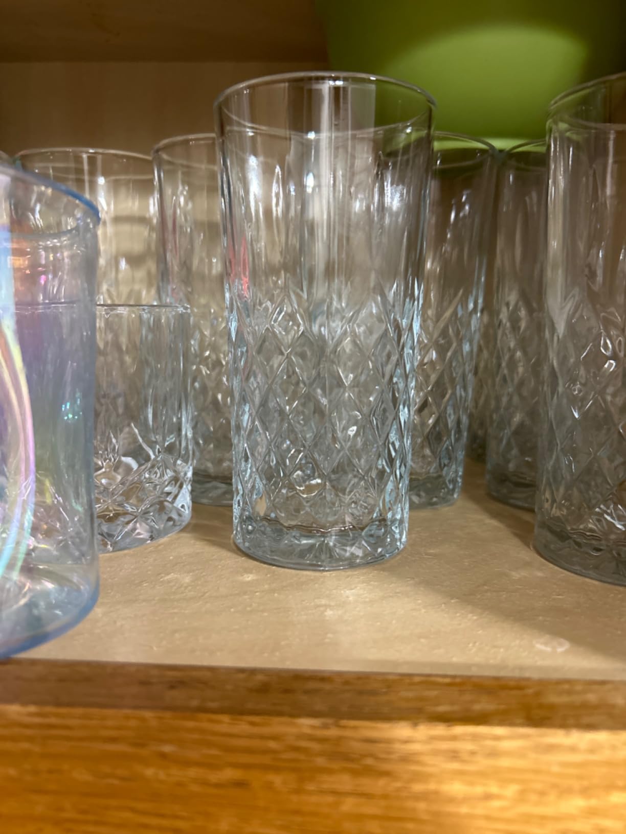 Crystal Highball Glasses, Set of 8 Glass Drinking Glasses, 11 oz Durable Drinkware Cups for Cocktails, Water, Juice, Beer, Wine-Special Edition Glassware Set, Dishware, Dishwasher Safe customer photo 2
