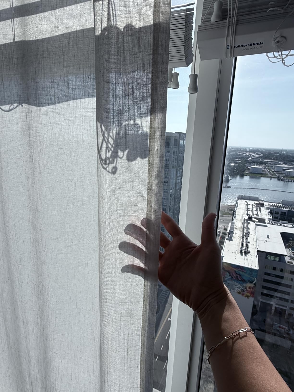 2 Panels Set Cream Linen Curtains 108 inches Long for Living Room Extra Long Back Tab Curtains Neutral Farmhouse Light Filtering Semi Sheer Linen Drapes Ceiling to Floor for Large Window Ivory 9 FT customer photo 1