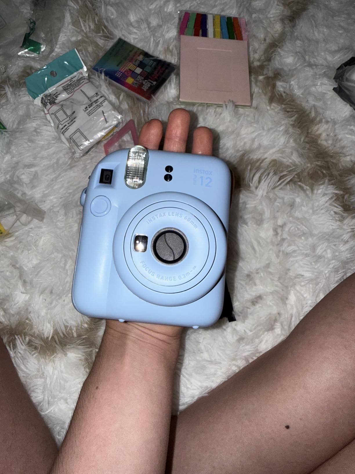 Fujifilm Instax Mini 12 Instant Film Camera - Pastel Blue customer photo 1