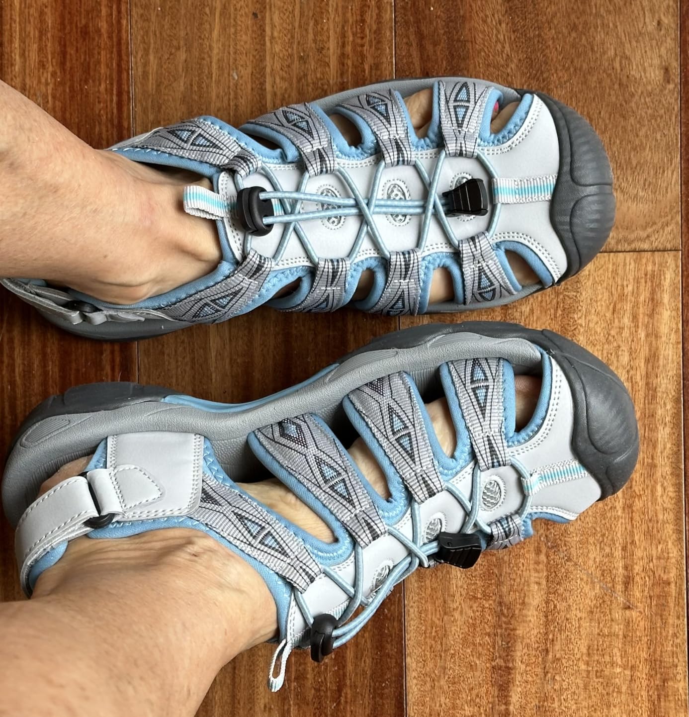 Women's Sport Hiking Sandals Closed Toe Athletic Water Shoes customer photo 2
