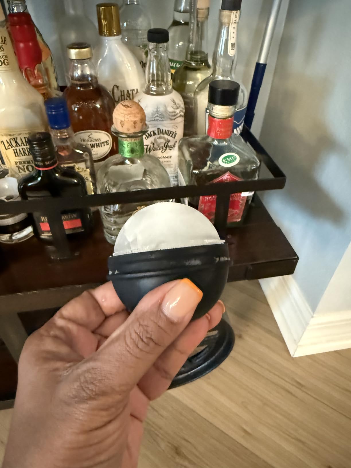 Silicone Ice Ball Molds for Whiskey - Set of 4 Round Makers with Lids for Cocktails, Bourbon, and Drinks customer photo 1