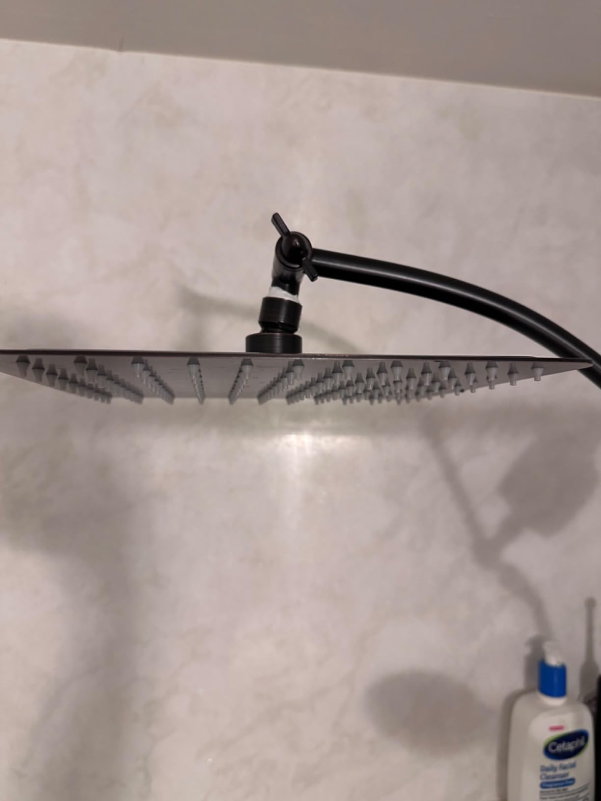Hibbent All Metal cUPC Certified Shower Head, 10'' High Pressure Rainfall Shower Head, Handheld Showerhead Combo with 16'' Adjustable Extension Arm, 10 Sprays, 71'' Hose, Showerhead Holder, Chrome customer photo 2
