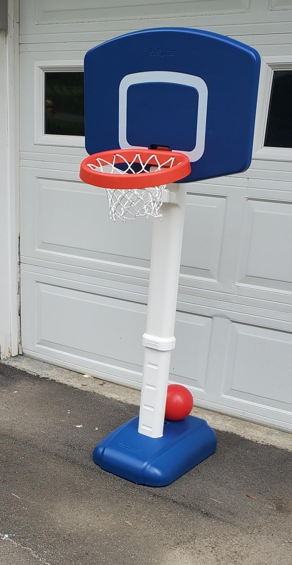 GoSports Tot Shot Toddler Basketball Set - Kids Indoor & Outdoor Toy Hoop with Adjustable Height customer photo 2