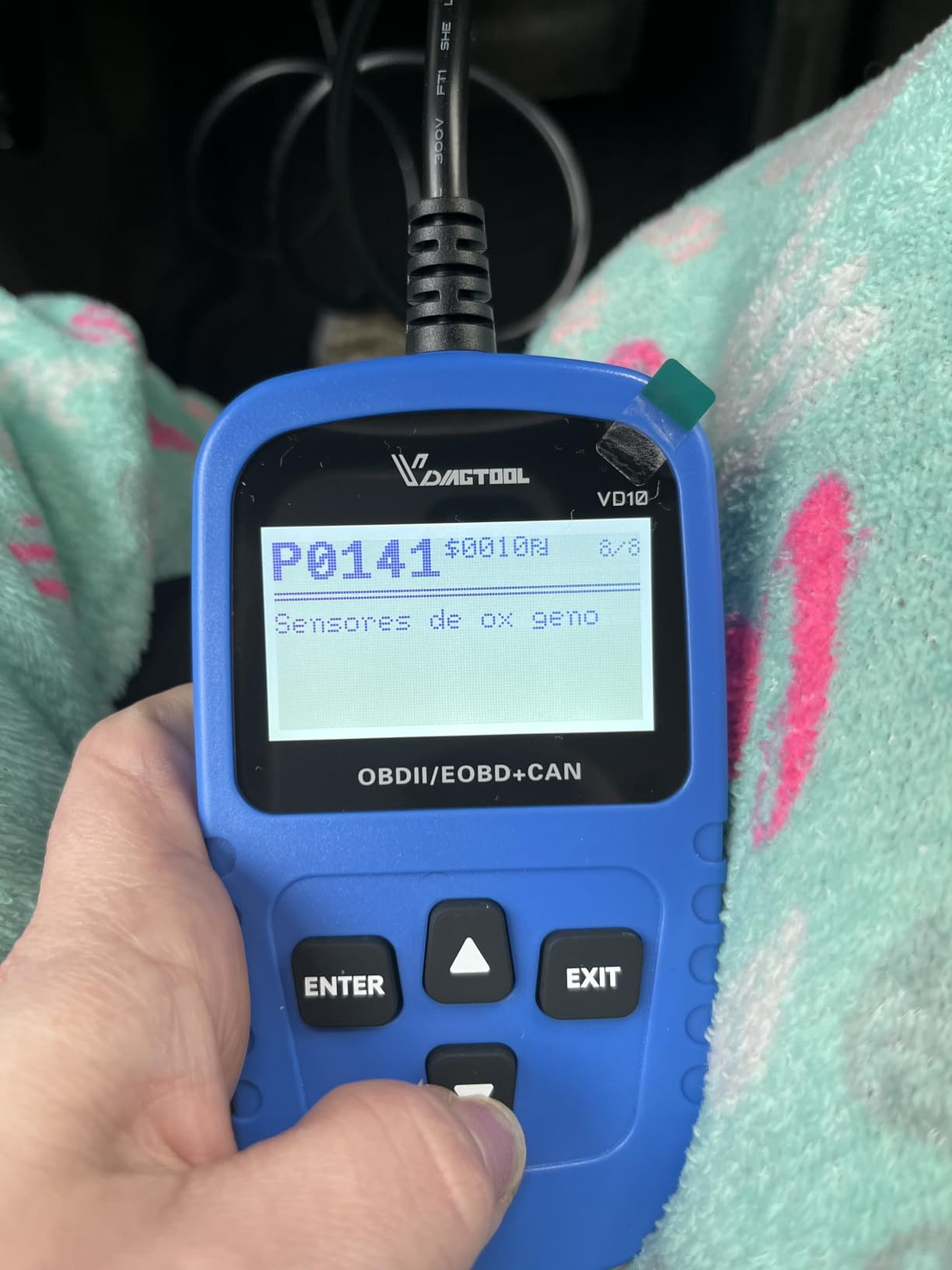 VDIAGTOOL VD10 OBD2 Scanner Code Reader Car Diagnostic Tool Engine Fault Code Reader for Turn Off CEL with Freeze Frame/I/M Readiness for All OBDII Protocol Cars customer photo 2