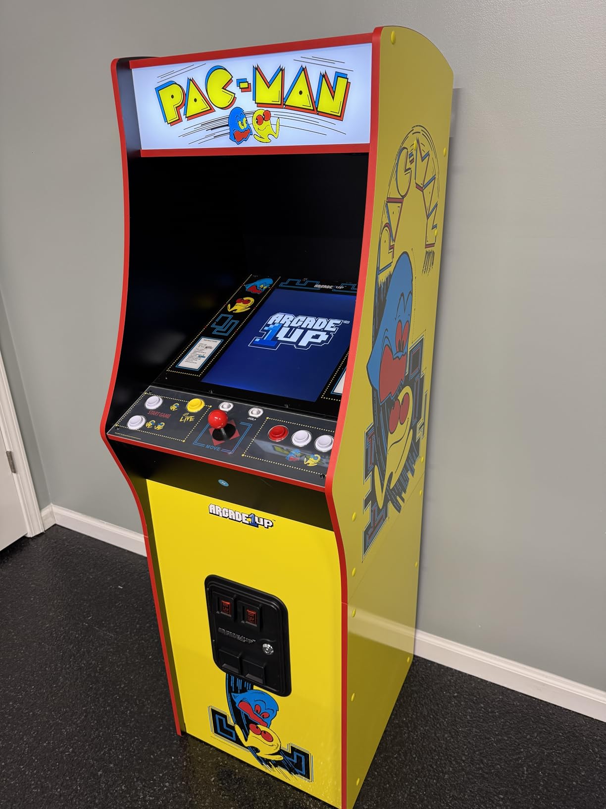 Arcade1Up Pac-Man Deluxe Arcade Gaming Cabinet, 14 Classic Games | Real Feel Joysticks and Buttons, 17-Inch Color Screen customer photo 2