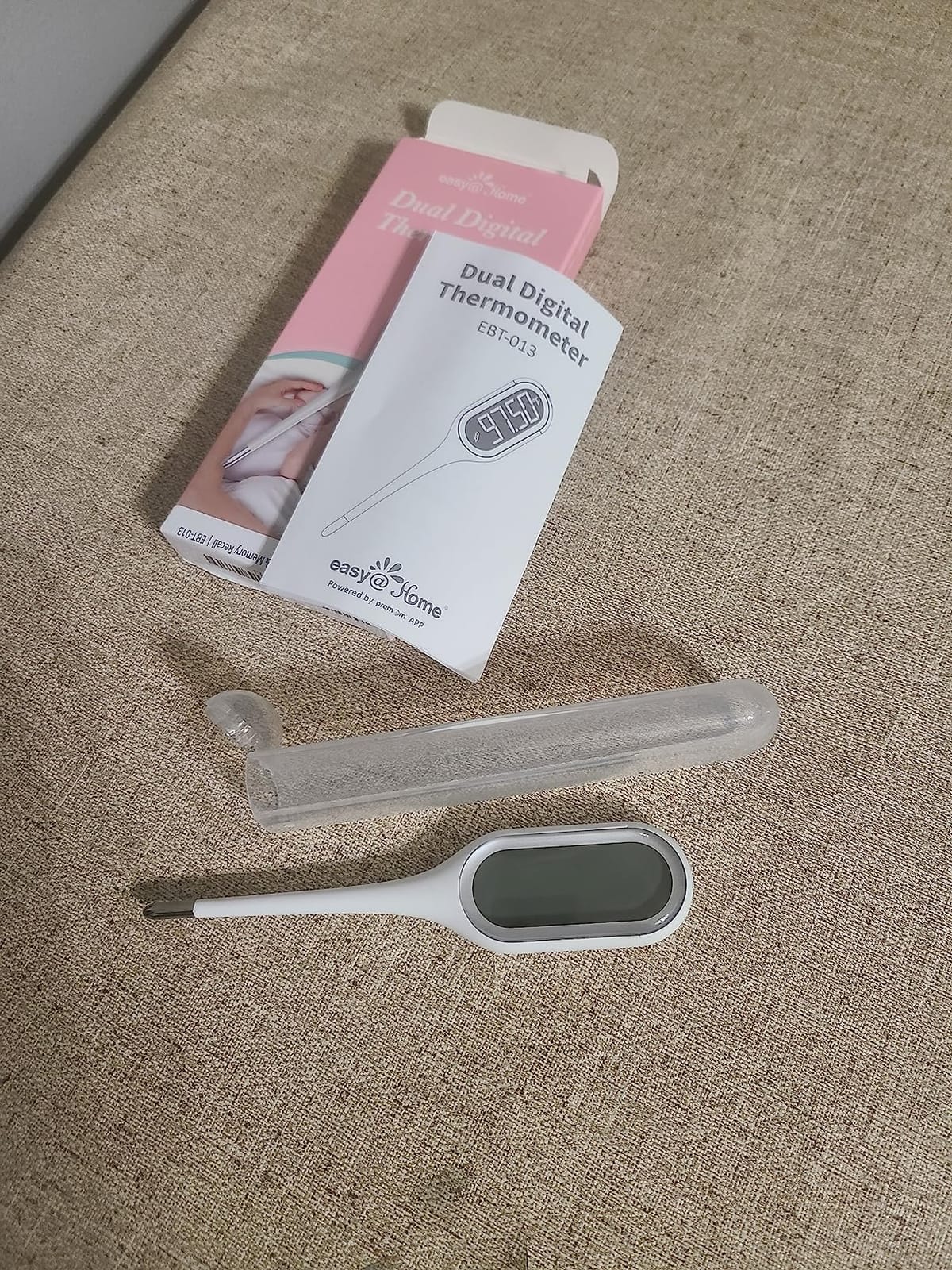 easy@Home 8 Seconds Digital Basal Body Thermometer for Adults & Kids | 2-Mode Oral Thermometer Precise 1/100th Degree . Rapid 12s Fever Read, Large Backlit Display & 30 Memory customer photo 1
