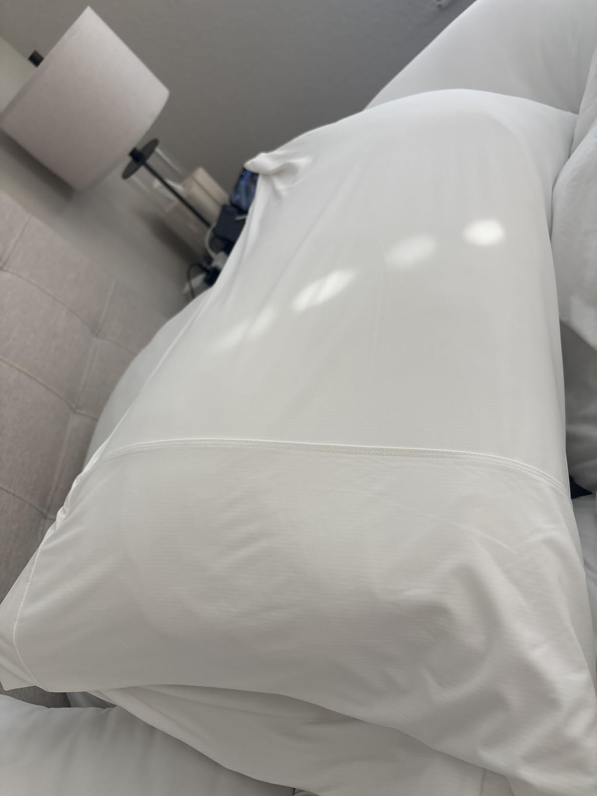 REST Evercool+ Cooling Pillowcases for Hot Sleepers, Standard, 2PCS | IONIC+ Silver-Infused Yarn for Hygienic Sleep, Cool-to-Touch, Silky Smooth for Hair, High-Elastic Snug Fit, Machine Washable customer photo 2