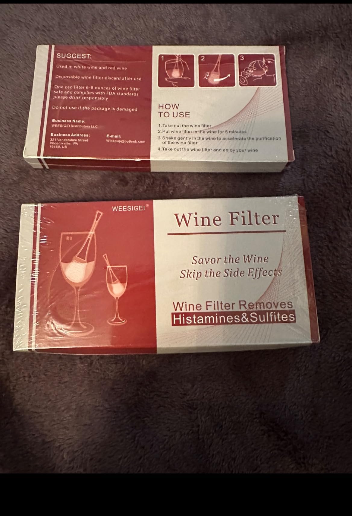 Wine Wand Filter Sulfite Purifier: Wine Filters Remover Histamines Sulfite - Reduce Headaches Alleviate & Sensitivities (pack of 16) customer photo 1