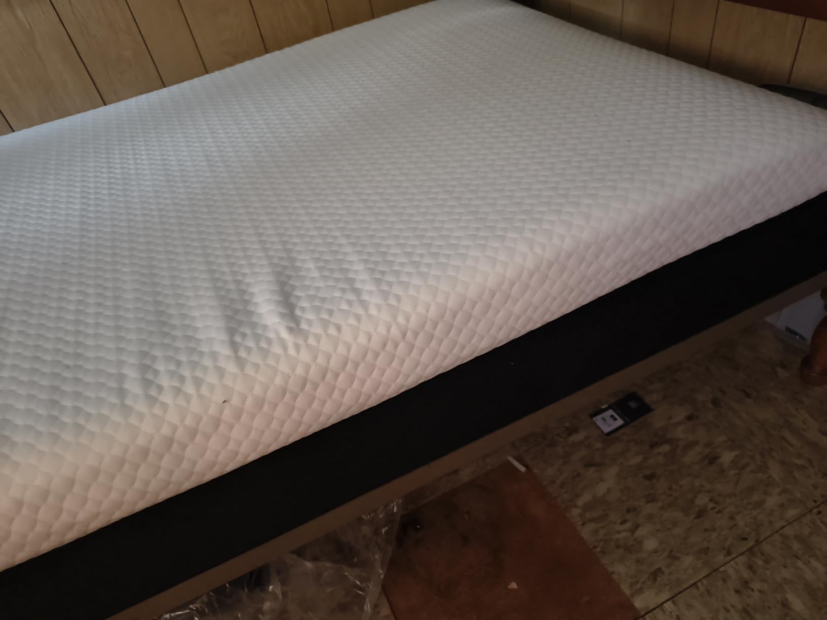 FDW | 5 Inch Twin Mattress | Medium Firm | Gel Memory Foam | White | Dual Construction | Pressure Relief, Cooling Foam, Removable and Washable Cover | Bed in a Box, CertiPUR-US Certified customer photo 2