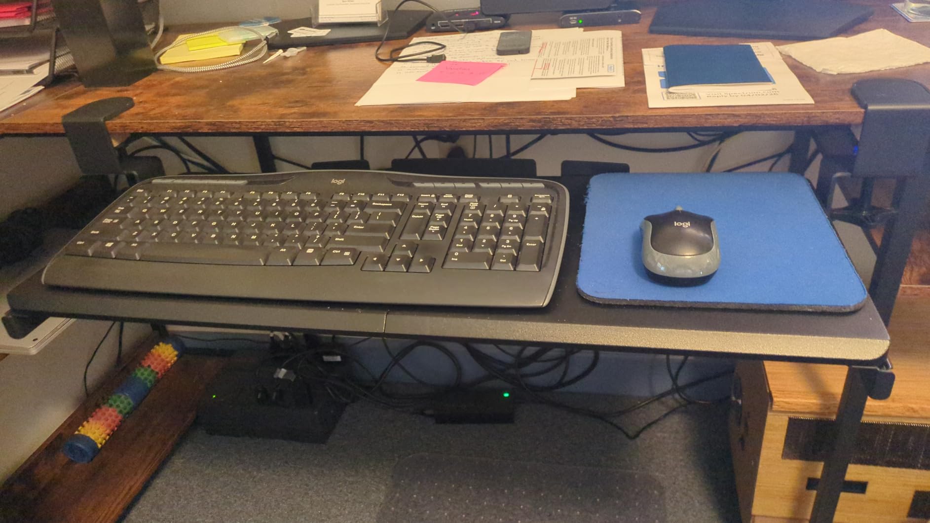 VIVO Black Extra Large 34 x 11 in Under Desk Keyboard Tray, MOUNT-KB15EB customer photo 1