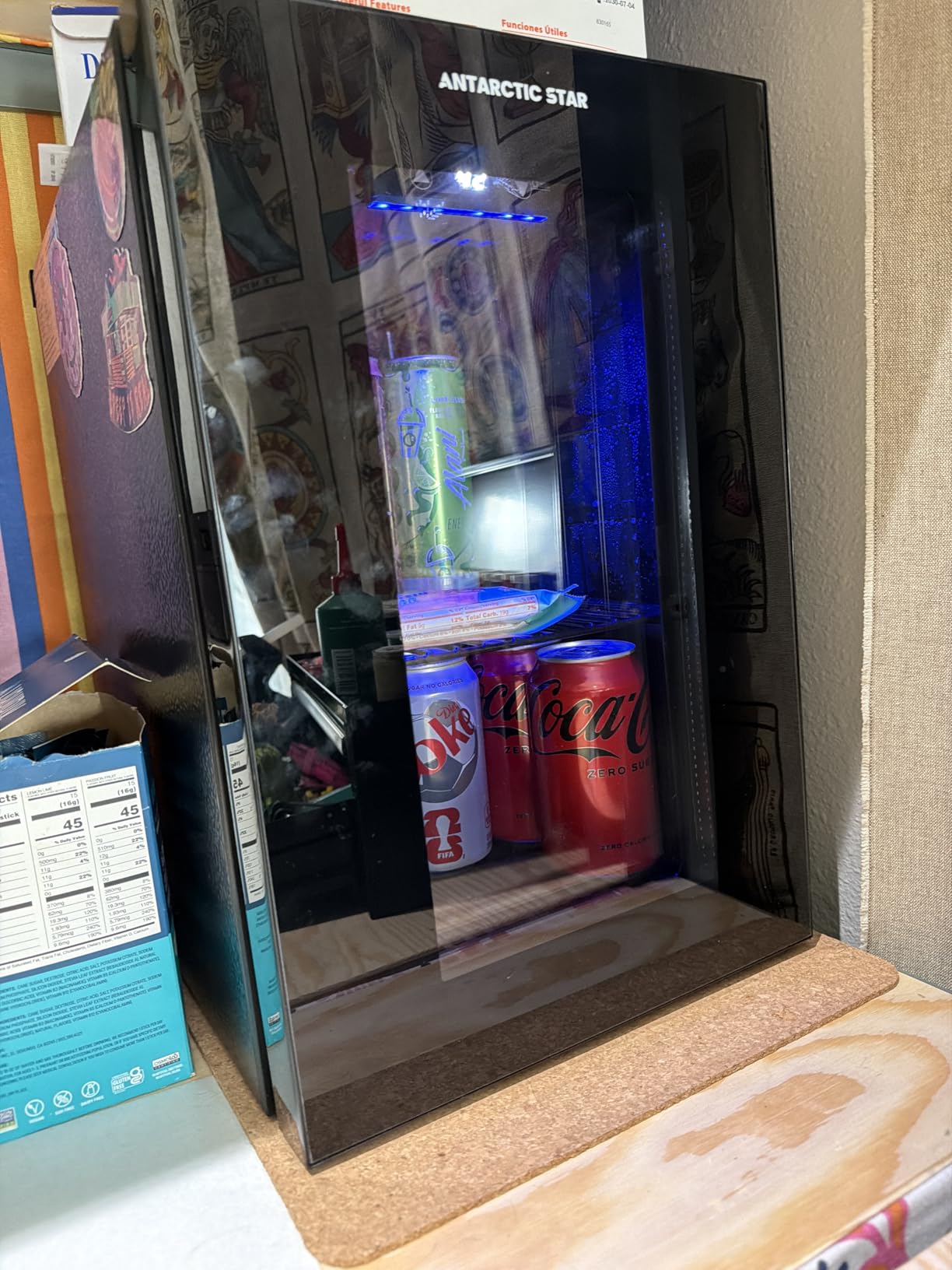 Antarctic Star Beverage Refrigerator Cooler 68 Can, Mini Fridge with Glass Door for Beer Drinks Wine,Freestanding Small Fridge with Electronic Temperature Control for Home and Bar,1.7 cu.ft customer photo 2