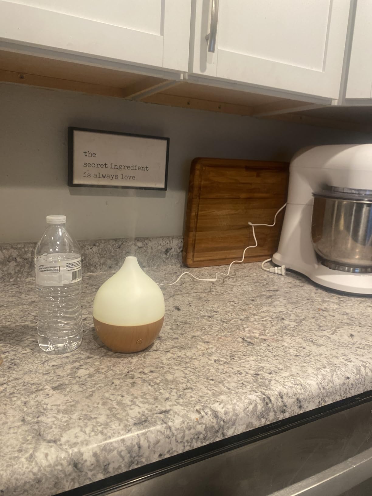 SALKING Essential Oil Diffuser for Home, 100ml Small Aromatherapy Diffuser | Ultrasonic Diffusers for Essential Oils, Warm White Lights, Cool Mist Humidifier with Auto Shut-Off, for Bedroom, Office customer photo 2