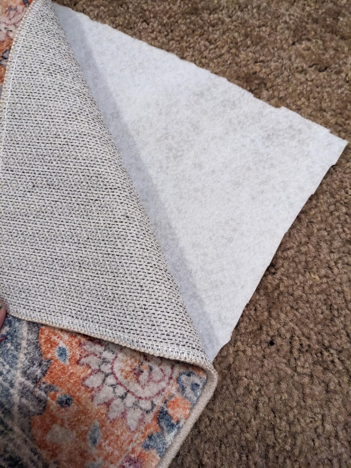 Lahome Moroccan Washable Runner Rug 2x10, Kitchen Runners for Hallways Rubber Backing Ultra-Thin Vintage Hallway Rug Non-Slip Carpet for Entryway Bedroom Laundry Room Elise, Cream/Multi customer photo 2