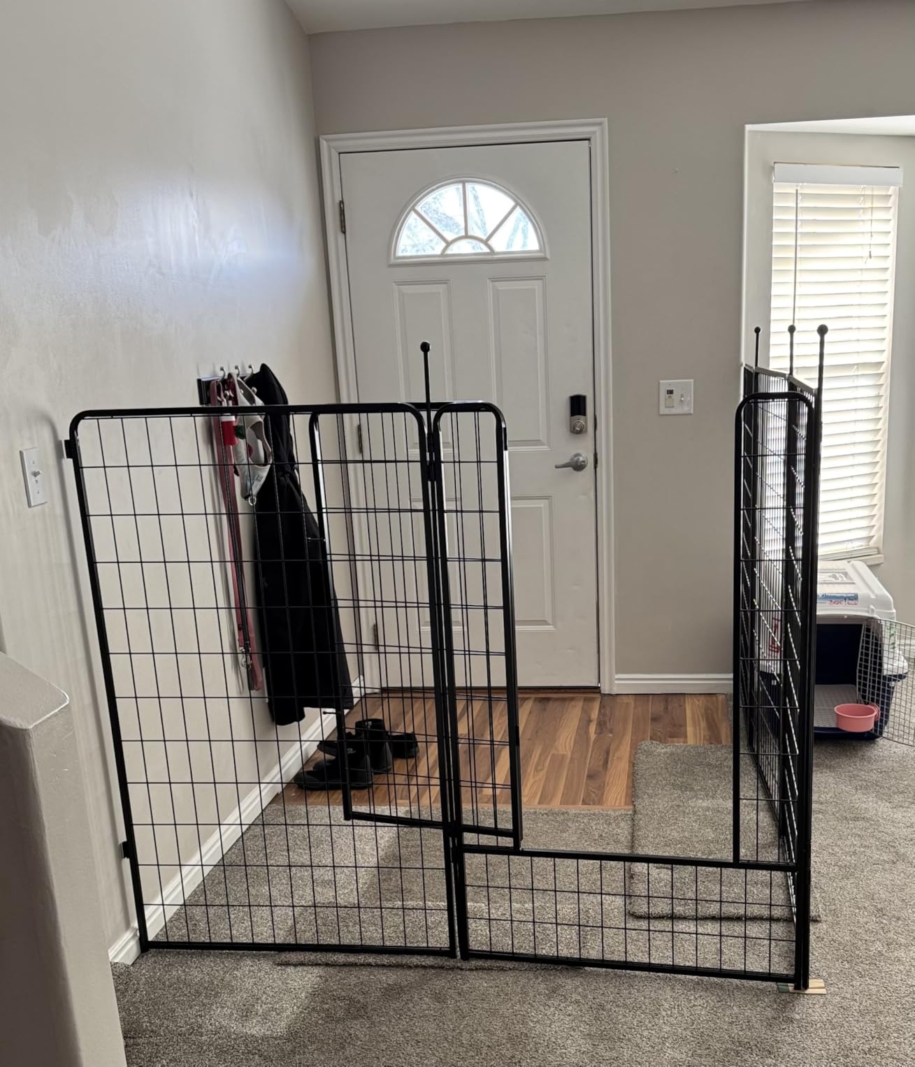 FXW Rollick Unleashed Dog Playpen for Indoor, Yard, RV Camping, 24 inch 8 Panels for Small and Puppy Dogs, Black│Patented customer photo 2