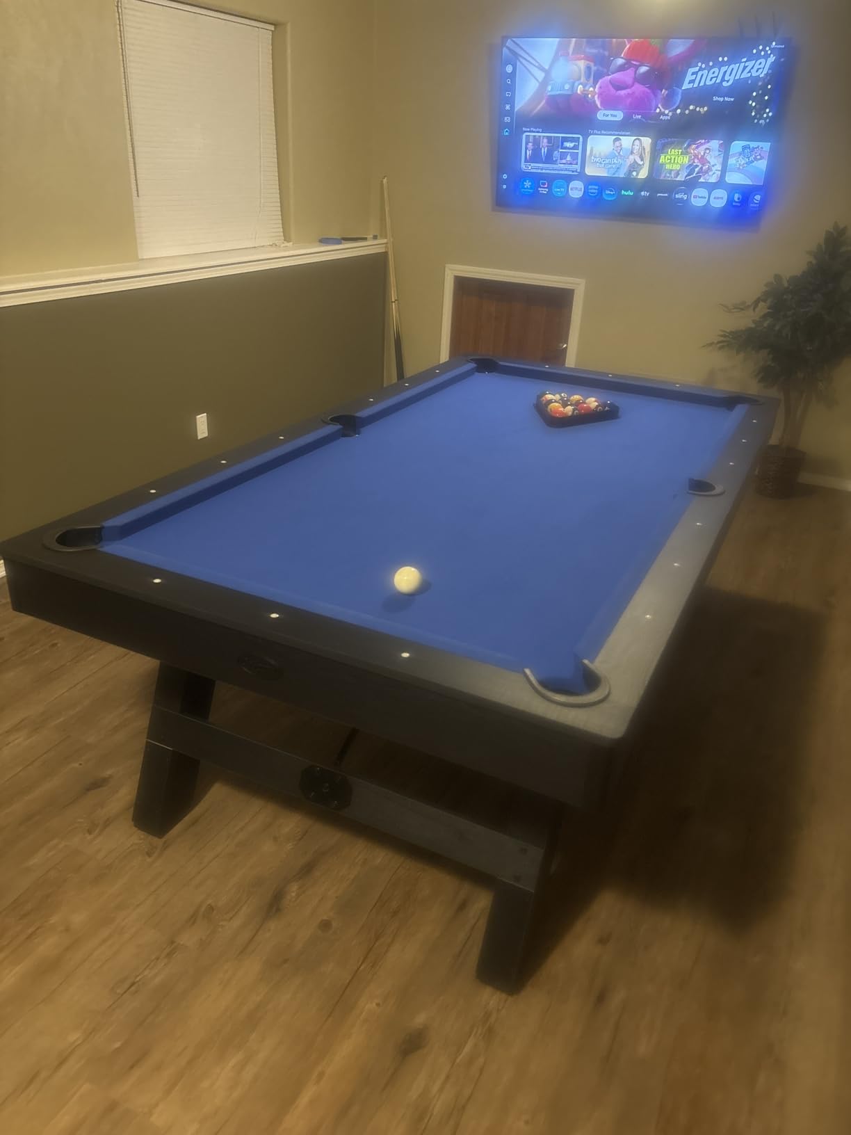 GoSports 8 ft Pool Tables with Wood Finish - Choose Your Style - Modern Billiards Table with 2 Cue Sticks, Balls, Rack, Felt Brush and Chalk customer photo 2