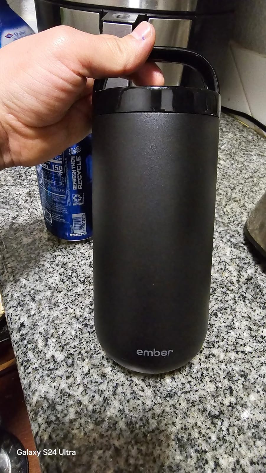 Ember Tumbler, Temperature Control Travel Mug, Stainless Steel, App-Controlled Heated Coffee Mug with 3-Hour Battery Life, Black, 16 Oz customer photo 2