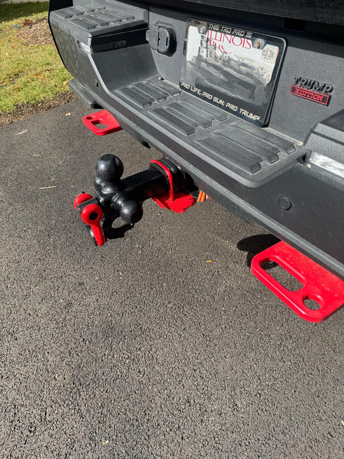 TOPTOW Trailer Hitch Tri-Ball Hitch Mount w/Matte Black Triple Hitch Balls 1-7/8-inch, 2-inch, 2-5/16-inch, Multi-fit for 2 inch Trailer Hitch Receiver customer photo 1