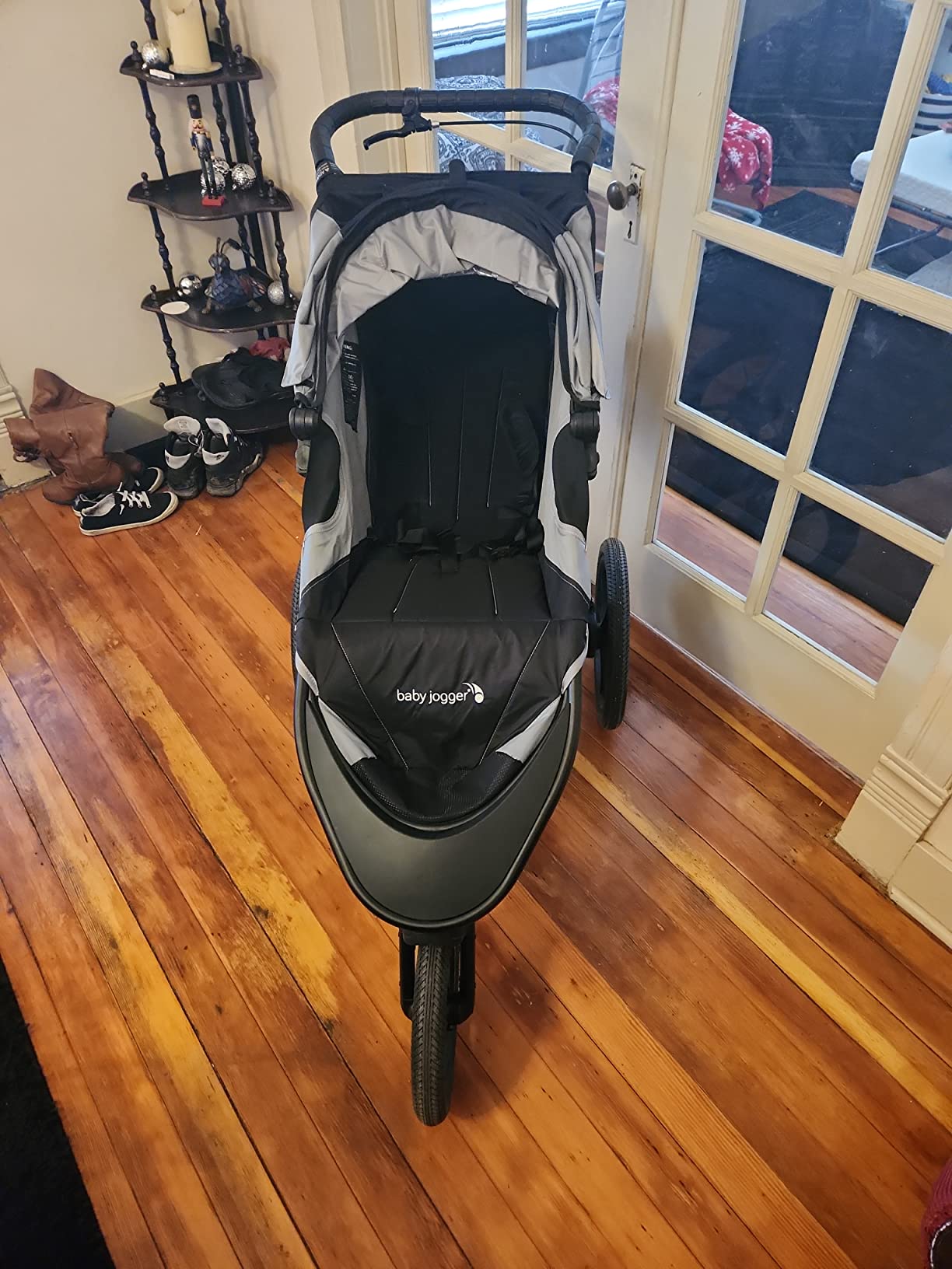 Baby Jogger Summit X3 3-Wheel Jogging Stroller with Hand Brake, Baby Stroller with One-Hand Compact Fold, All-Wheel Suspension for Running, Jogging, and Everyday Outings, Midnight Black customer photo 2