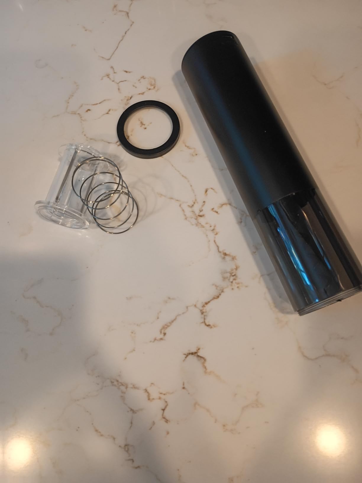 VINABON Electric Wine Opener - Updated 2026 One-Touch Automatic Wine Bottle Opener Corkscrew - Rechargeable (Up to 100 Bottles/Charge) with Foil Cutter Stand, LED Indicator customer photo 2