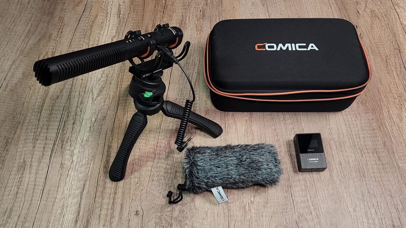 COMICA VM30 Wireless Shotgun Microphone for iPhone Canon Nikon Sony Camera - Wired & Wireless Modes, Noise Cancellation, Safety Mode, 48H Working, 328ft Range customer photo 2