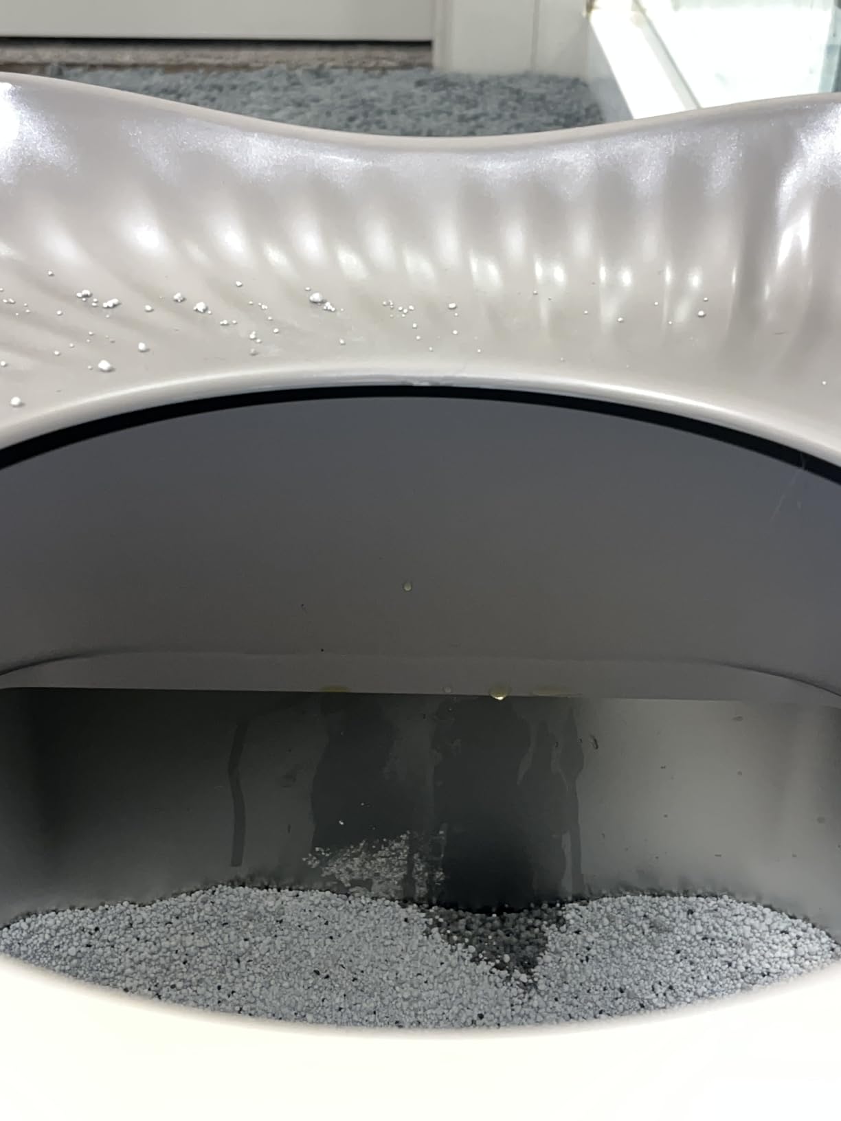 Stainless Steel Cat Litter Box, XL High Sided Open Top Litter Pan, 1 Scoop | Extra Large Litter Box for Big Cats, High Sides, Anti-Urine Leakage, Non-Stick, Odor-Free, Easy Clean, Reduce Litter Tracking customer photo 1