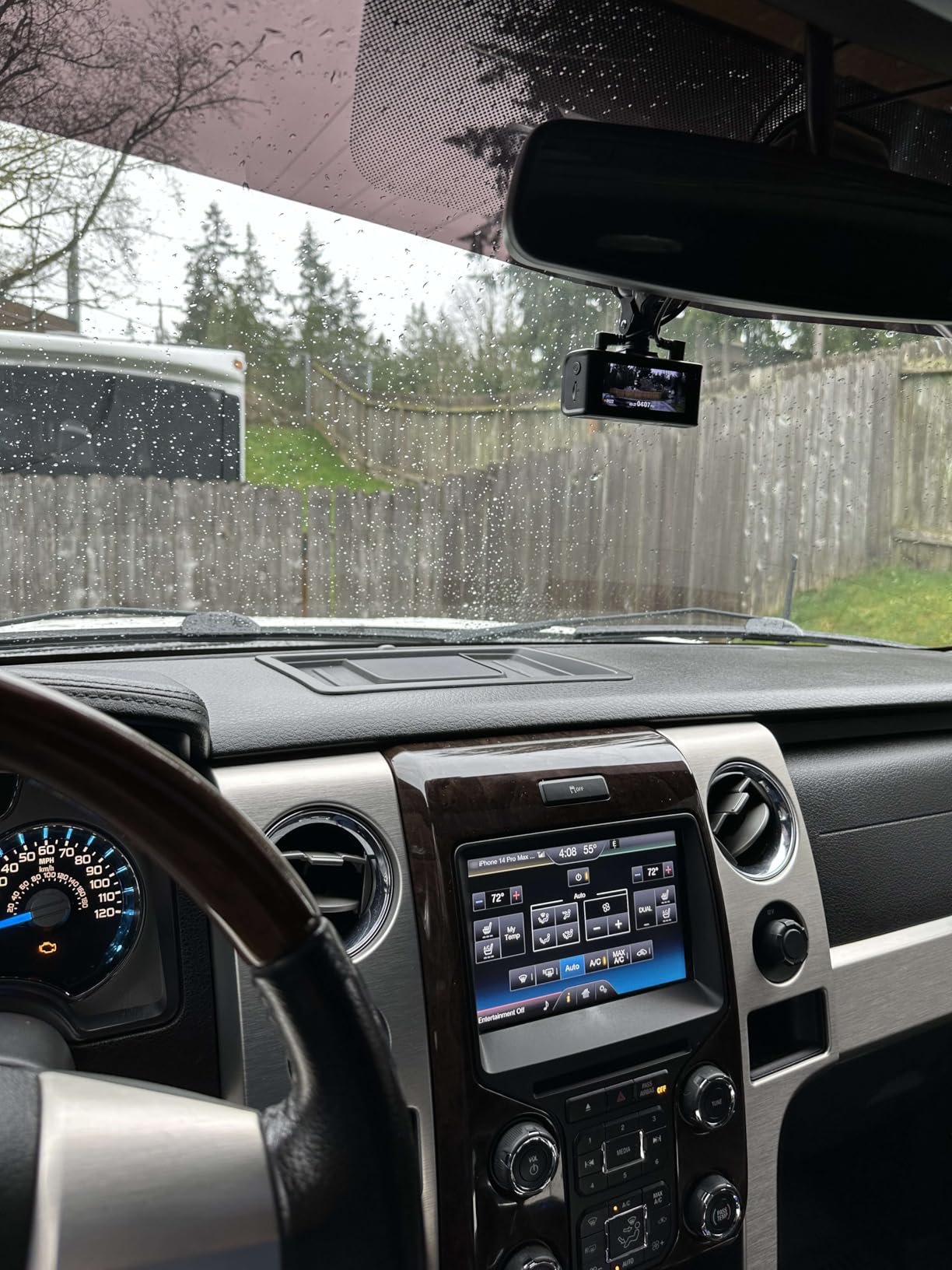 REDTIGER 4K STARVIS 2 Dashcam Front Rear, 5GHz WiFi 20MB/s, Free 128GB Card | Voice Control, Touch Screen, GPS, Loop Recording, Parking Mode, Audio Recording, WDR Night Vision, Supercapacitor(F7N Touch) customer photo 1
