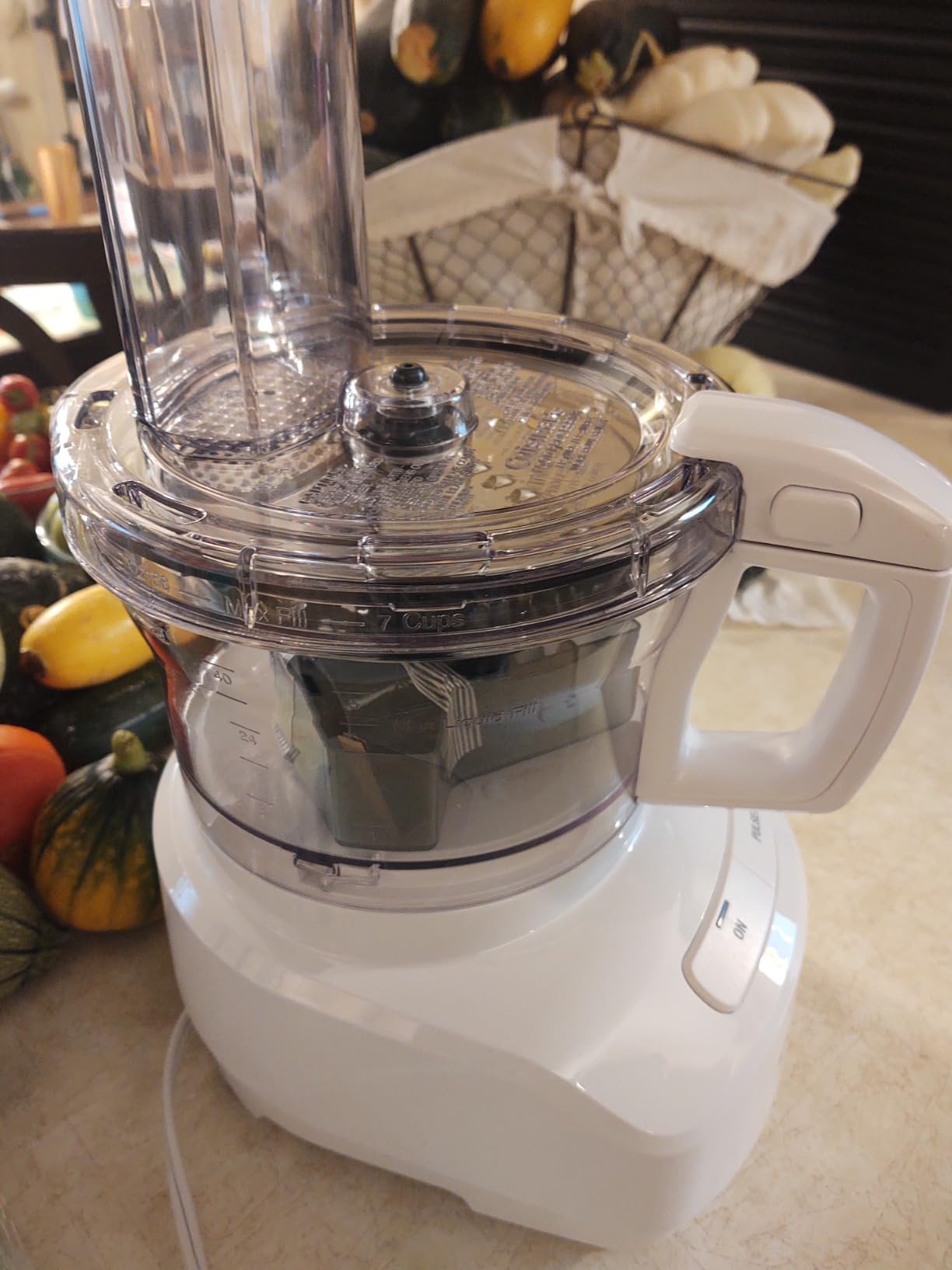Cuisinart 7-Cup Sleek and Modern Design Food Processor with Two Easy Controls and Universal Blade for Chopping, Mixing, and Dough (Gray) | Two controls, universal blade for chopping, mixing and dough customer photo 2